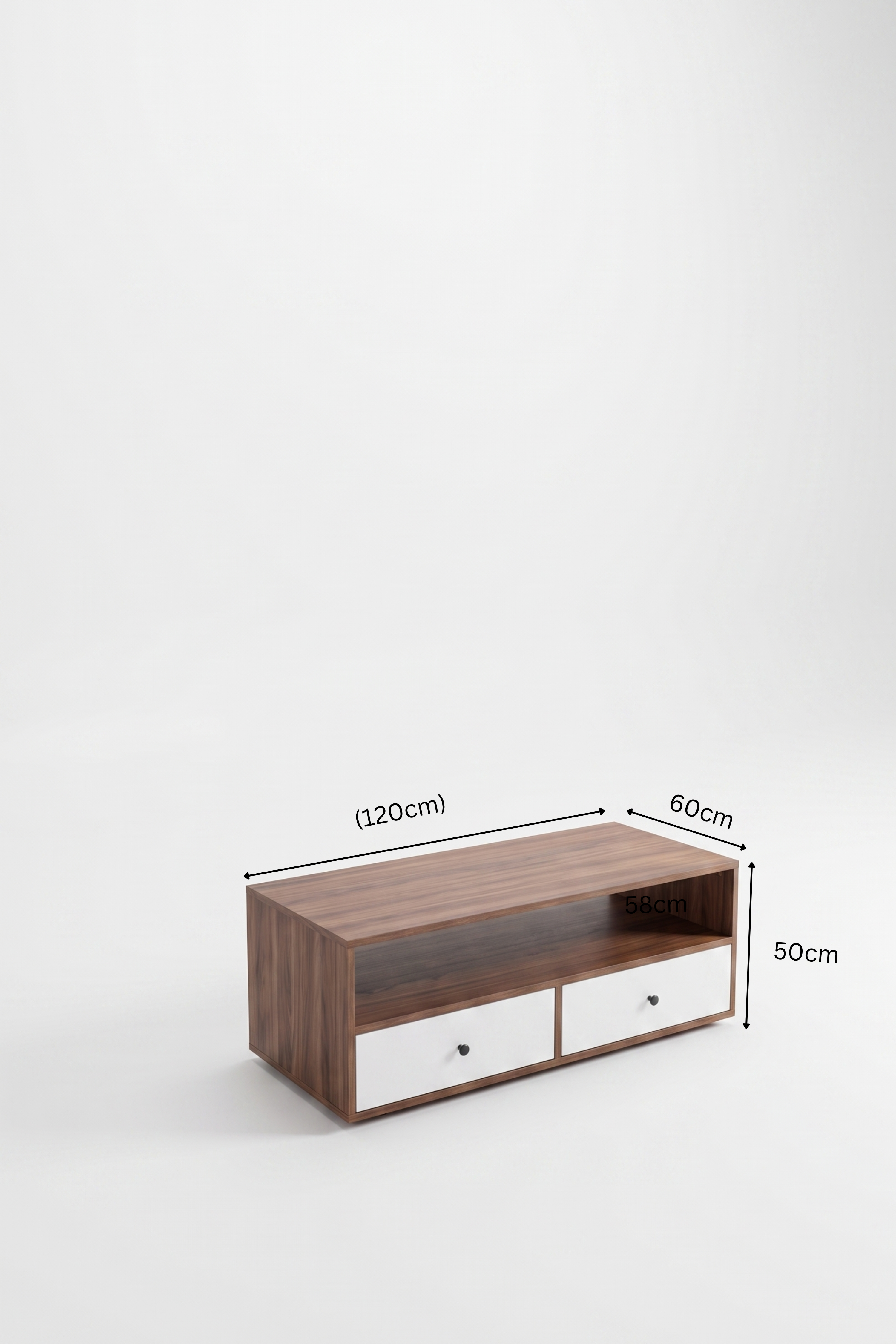 Brix Coffee Table CT11-WB ترابيزه خشب مودرن