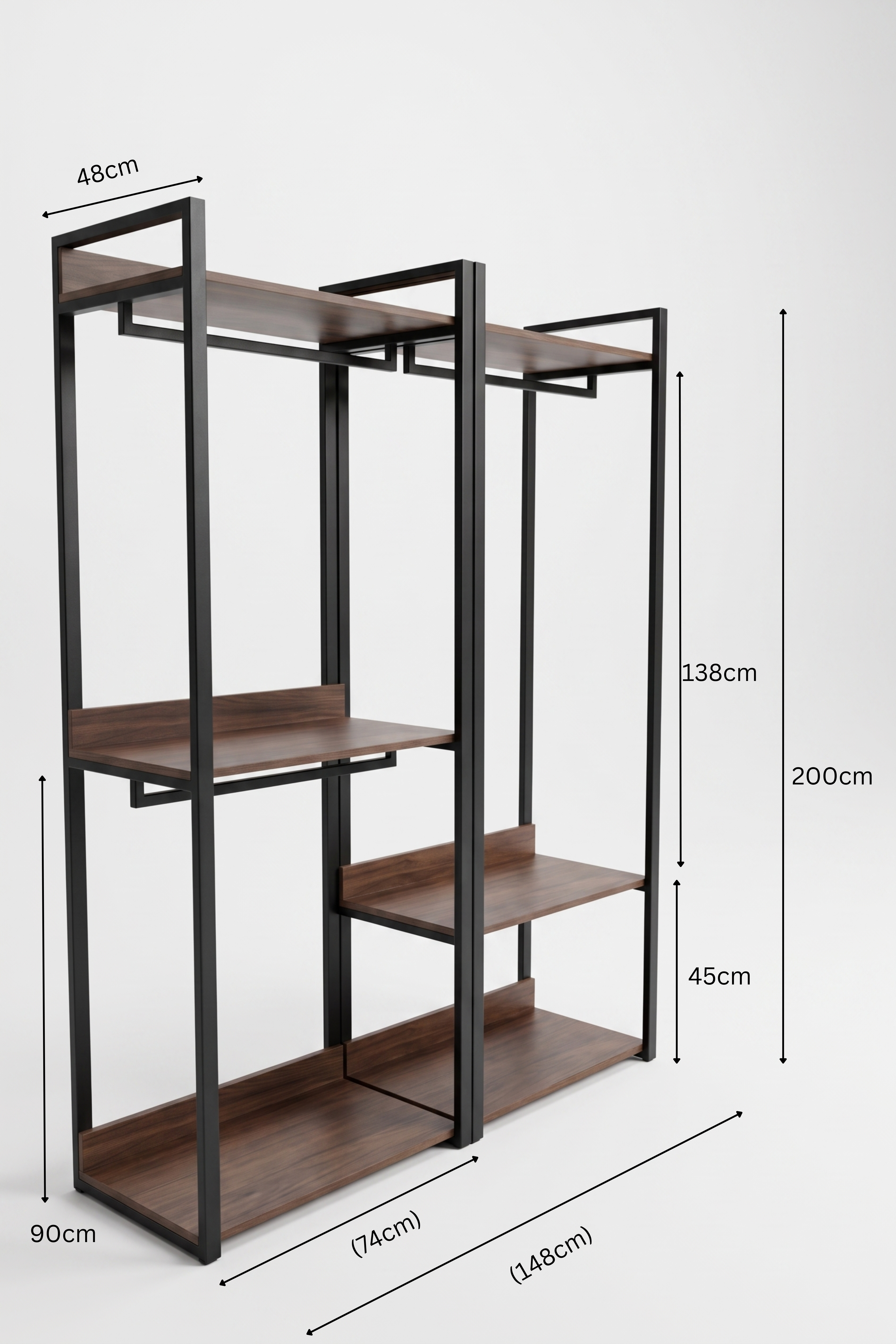 Urban Wardrobe UW6-BB دولاب معدن