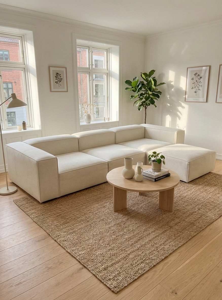 Block 3 Seater L shape Sofa