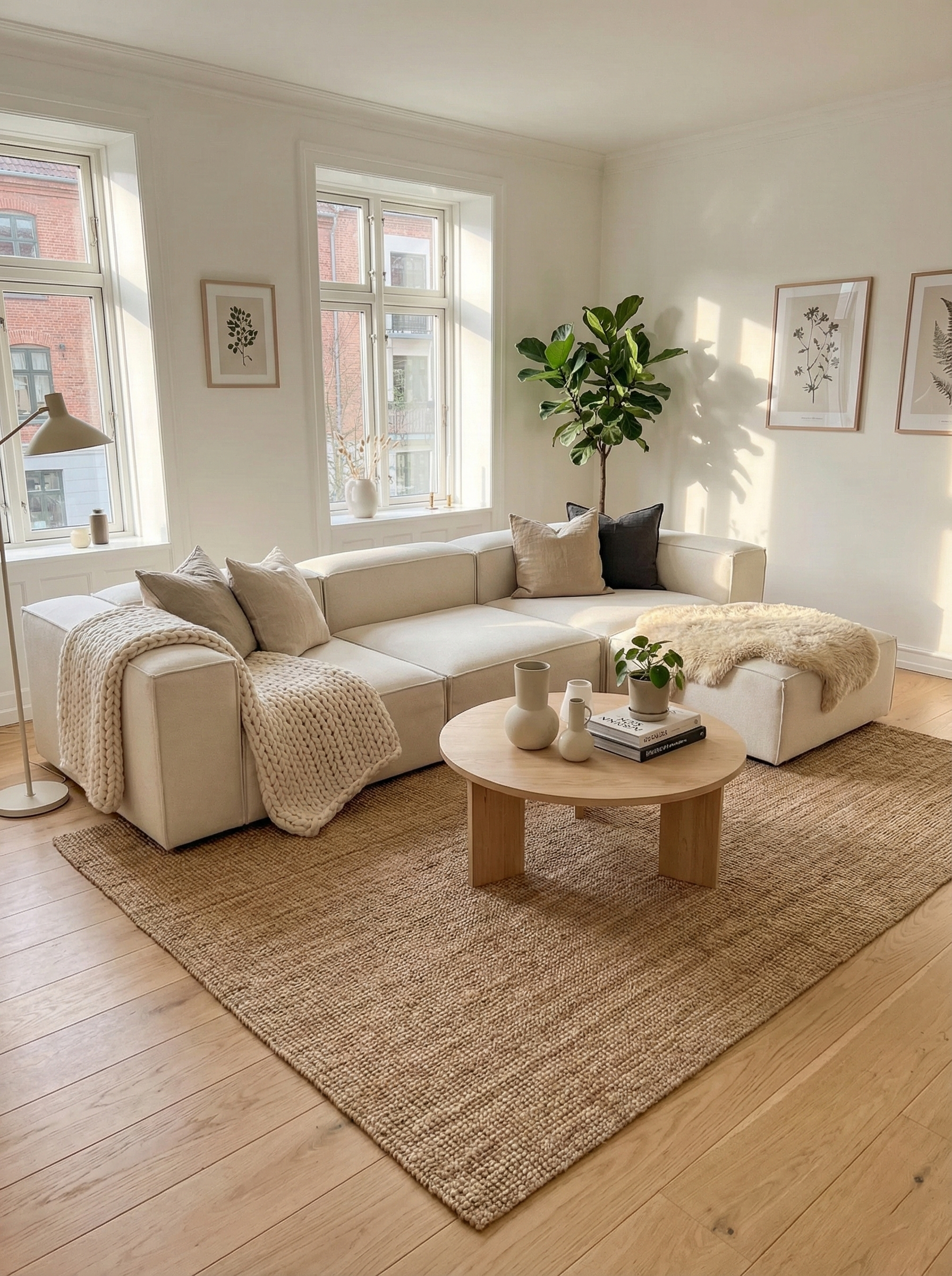 Block 3 Seater L shape Sofa