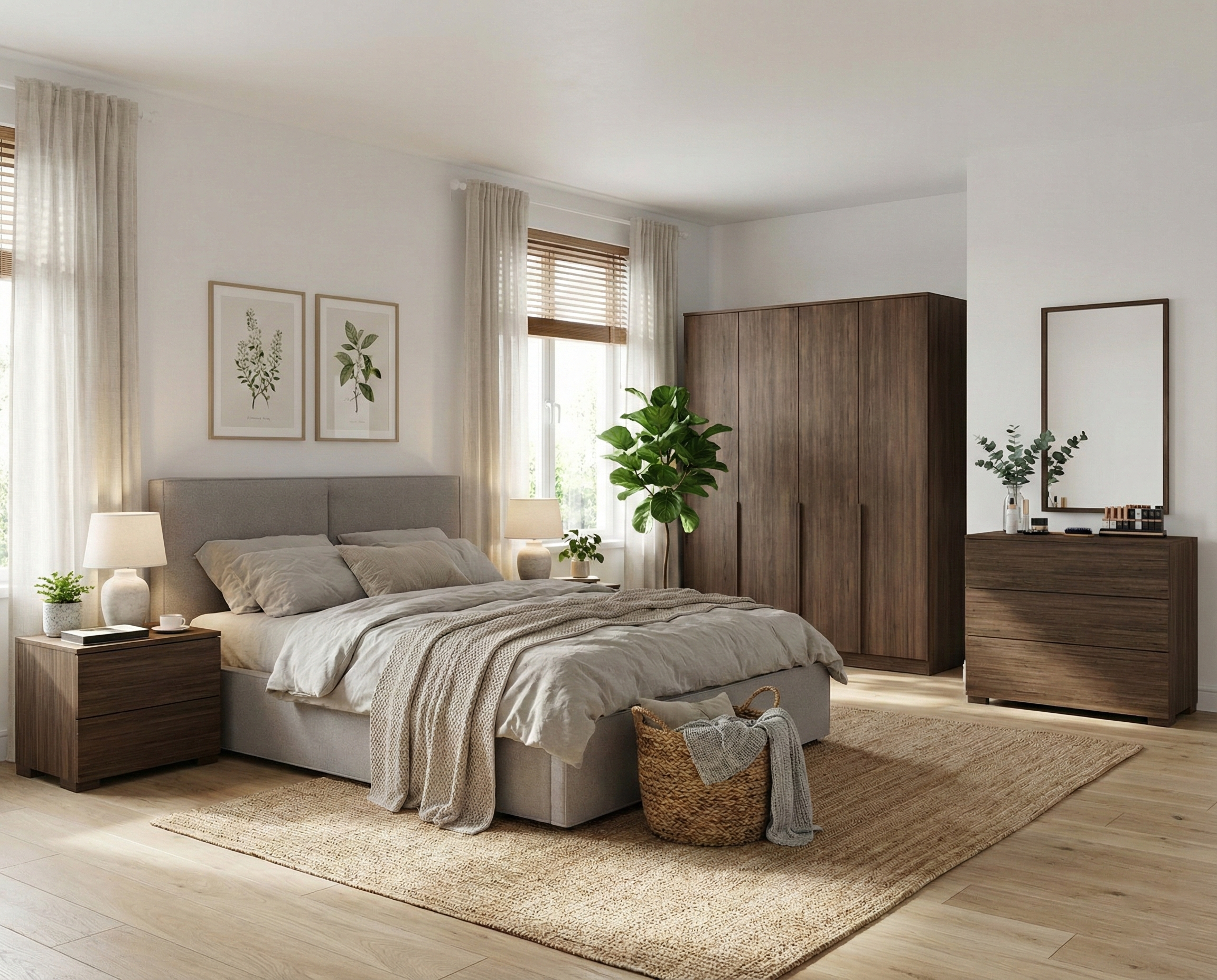 Block Modern Bedroom Set Bundle BD6 -غرفة نوم مودرن