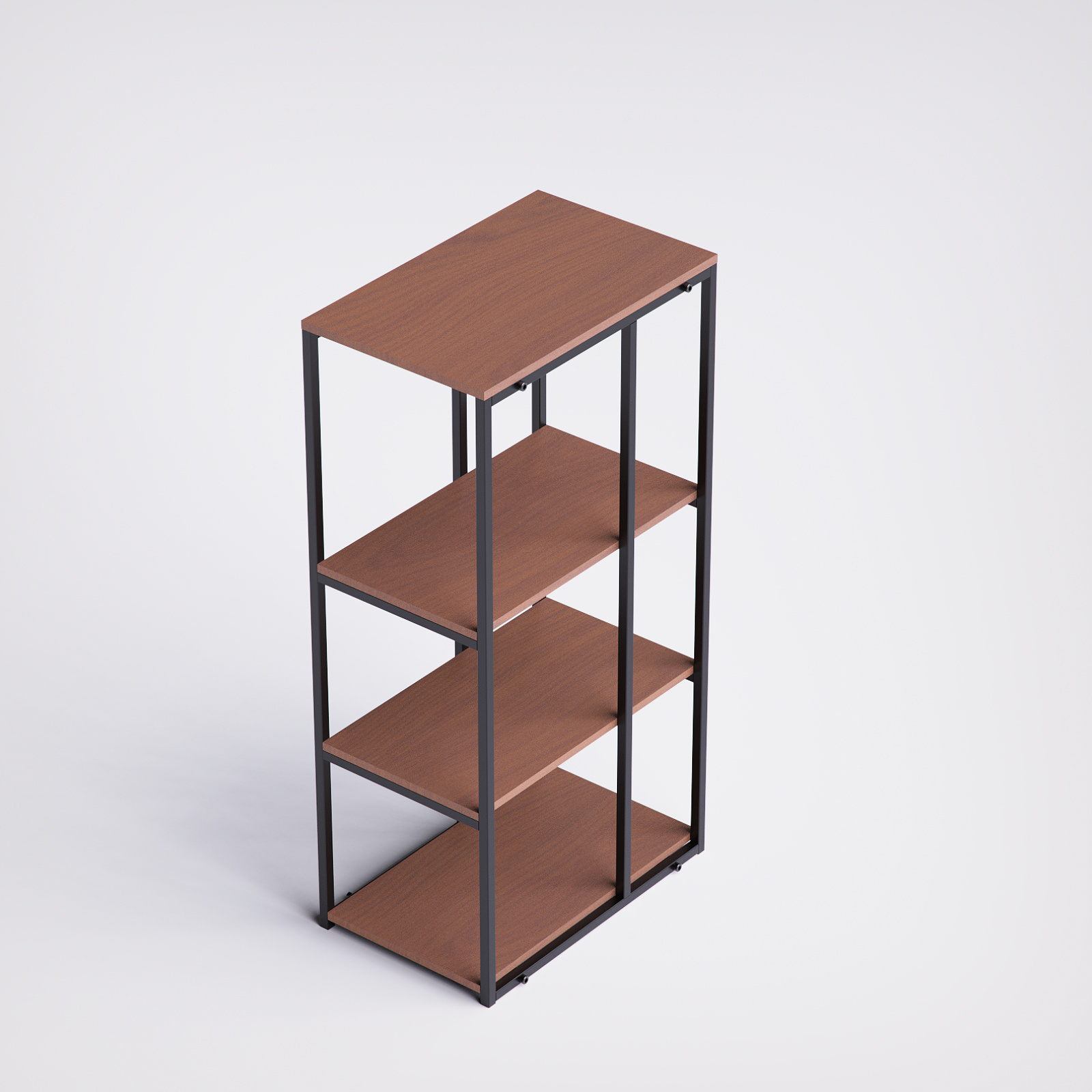 Block Desk With Side Display -BD6-BB