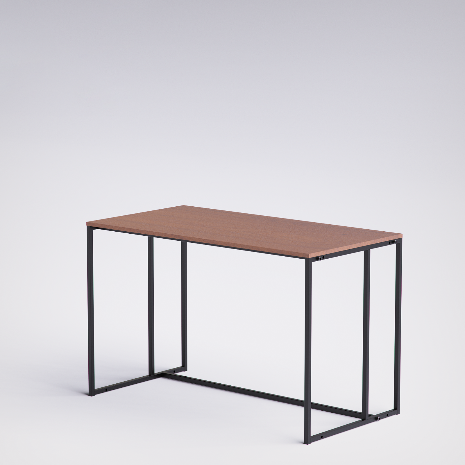 Block Desk With Side Display & Shelving -BD7-BB