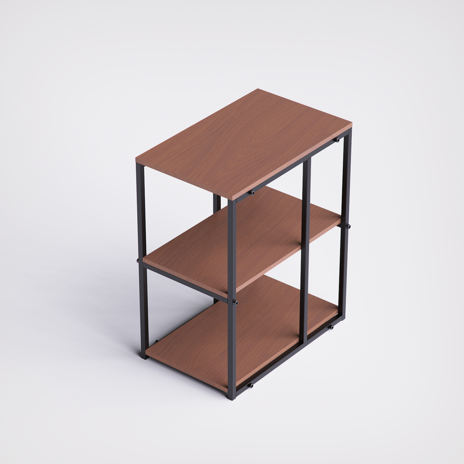 Block Desk With Side Shelving -BD5-BB