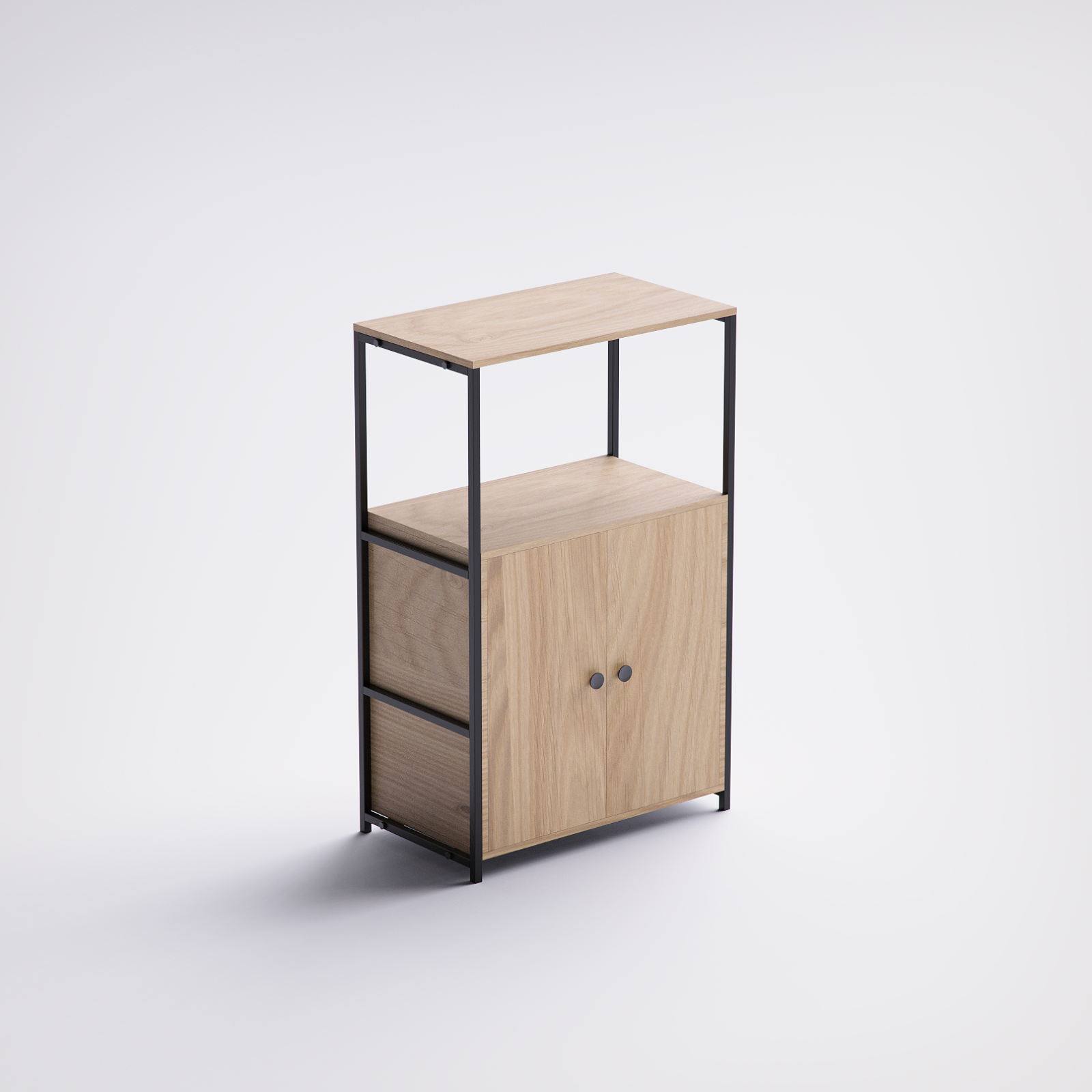 Block File Cabinet BC01-BN