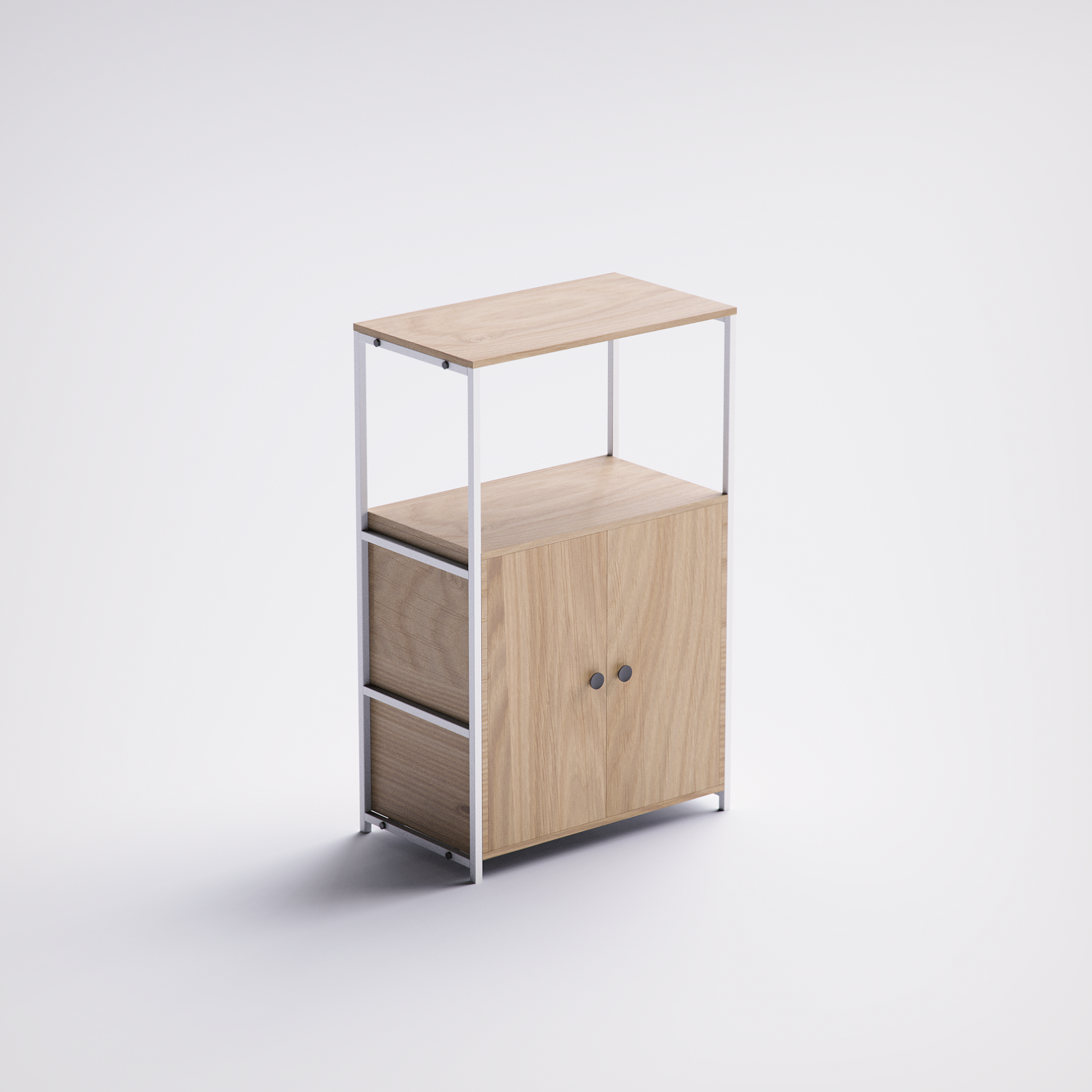 Block File Cabinet BC01-WN