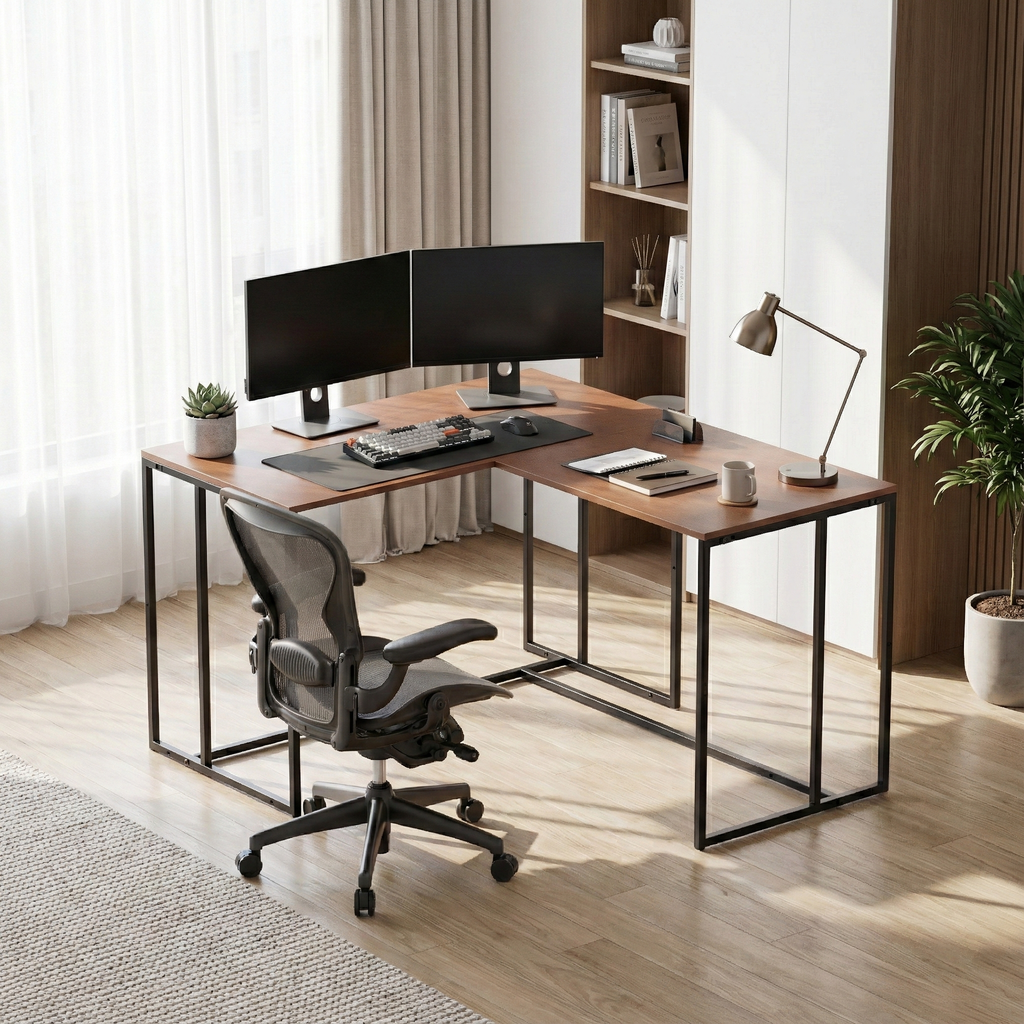 Block L -Shape Desk BD10-BB