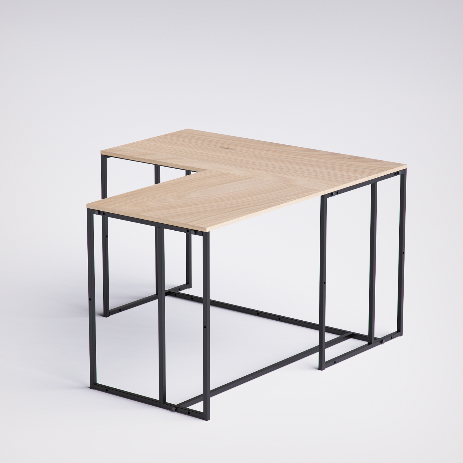 Block L -Shape Desk BD10-BN