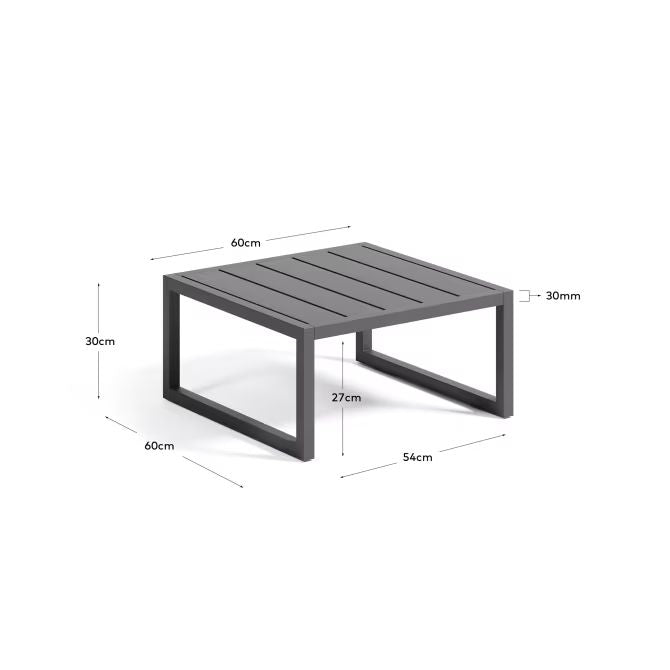 Block Outdoor Set -BOD1- Black & Grey