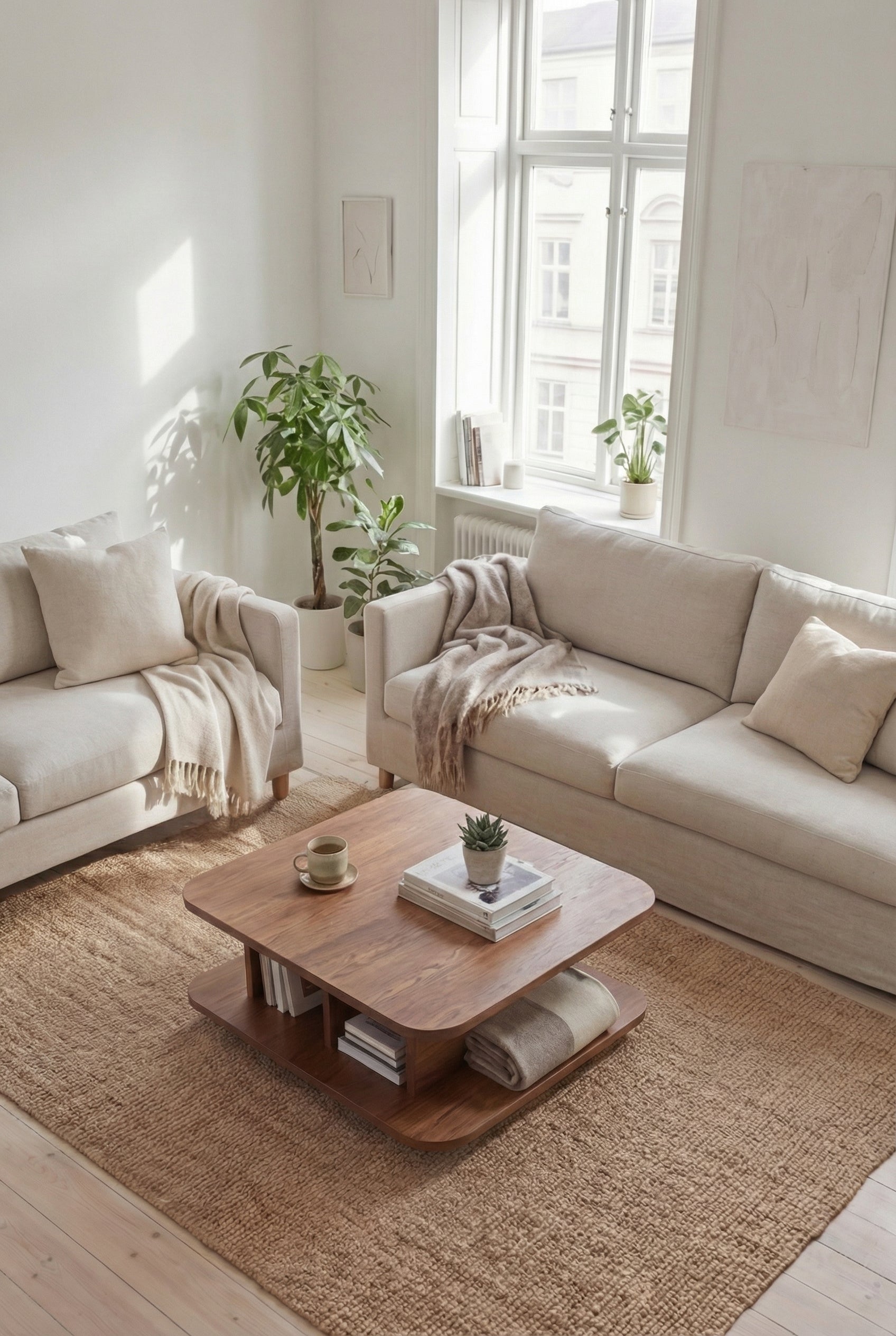 Brix Coffee Table CT2-B ترابيزه خشب مودرن