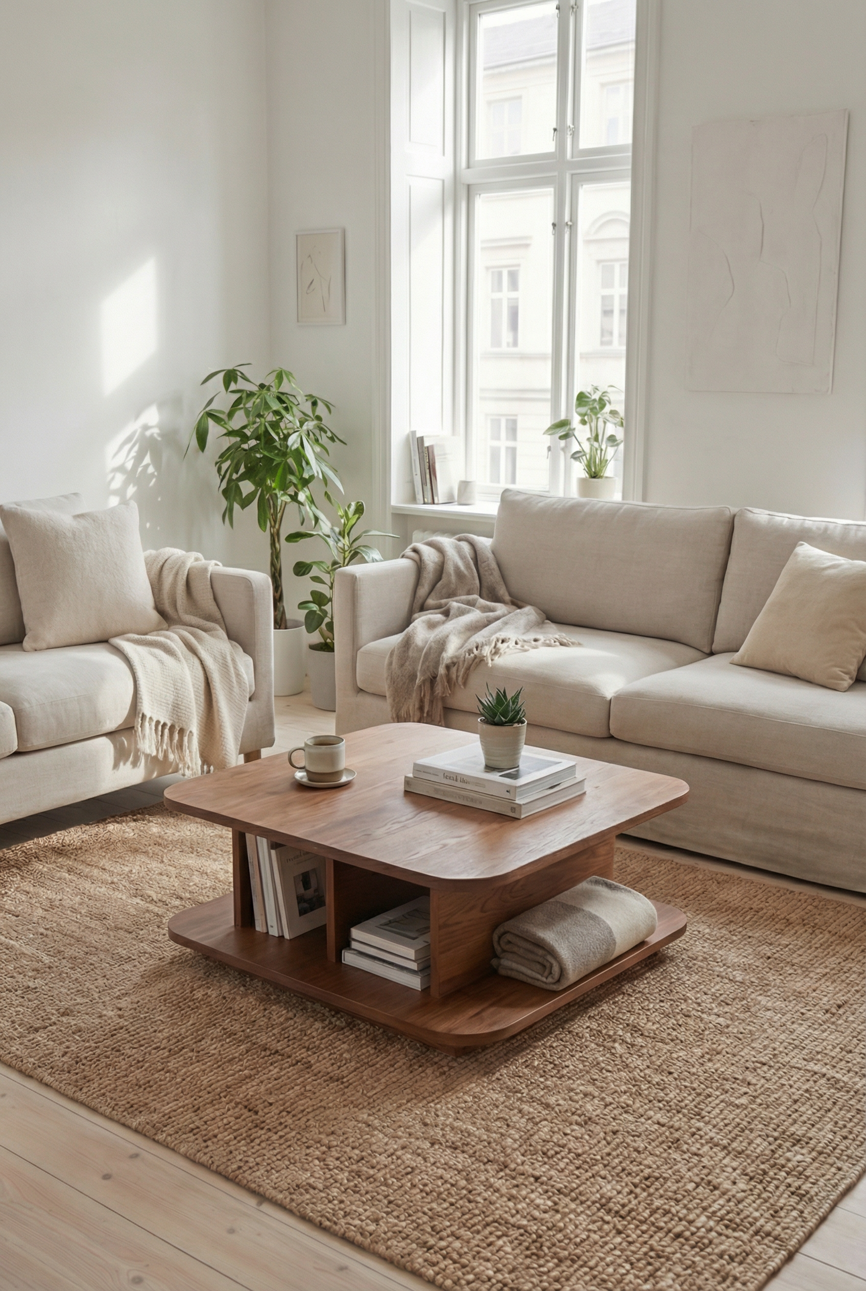 Brix Coffee Table CT2-B ترابيزه خشب مودرن