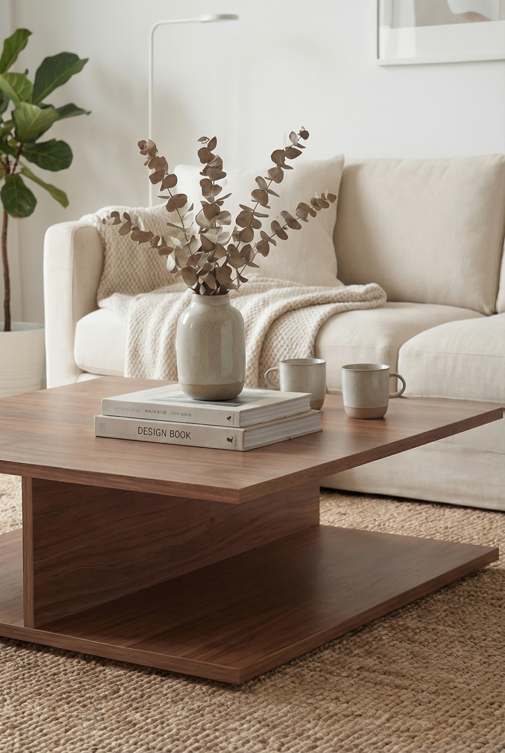 Brix Coffee Table CT3-B ترابيزه خشب مودرن