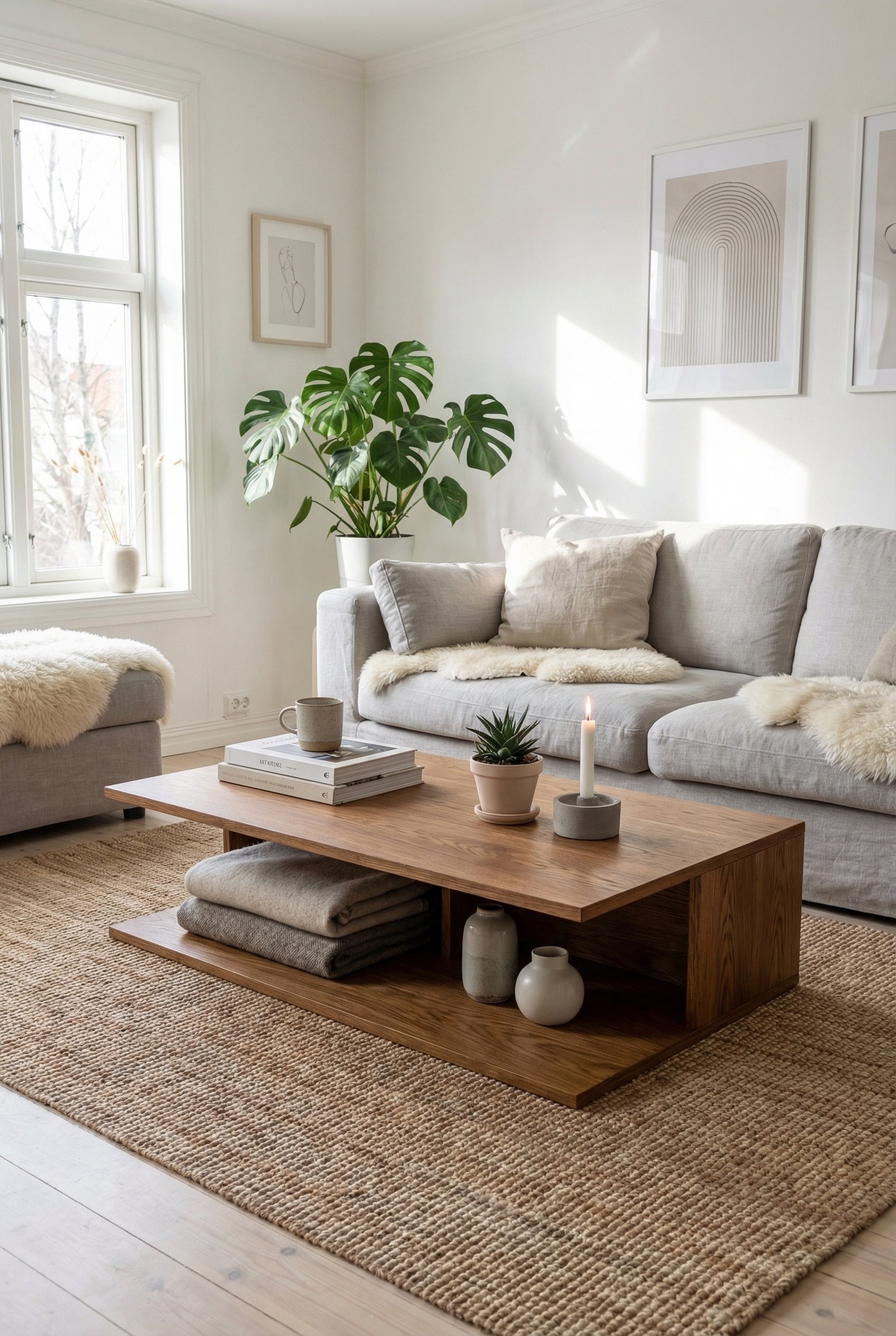 Brix Coffee Table CT4-B ترابيزه خشب مودرن