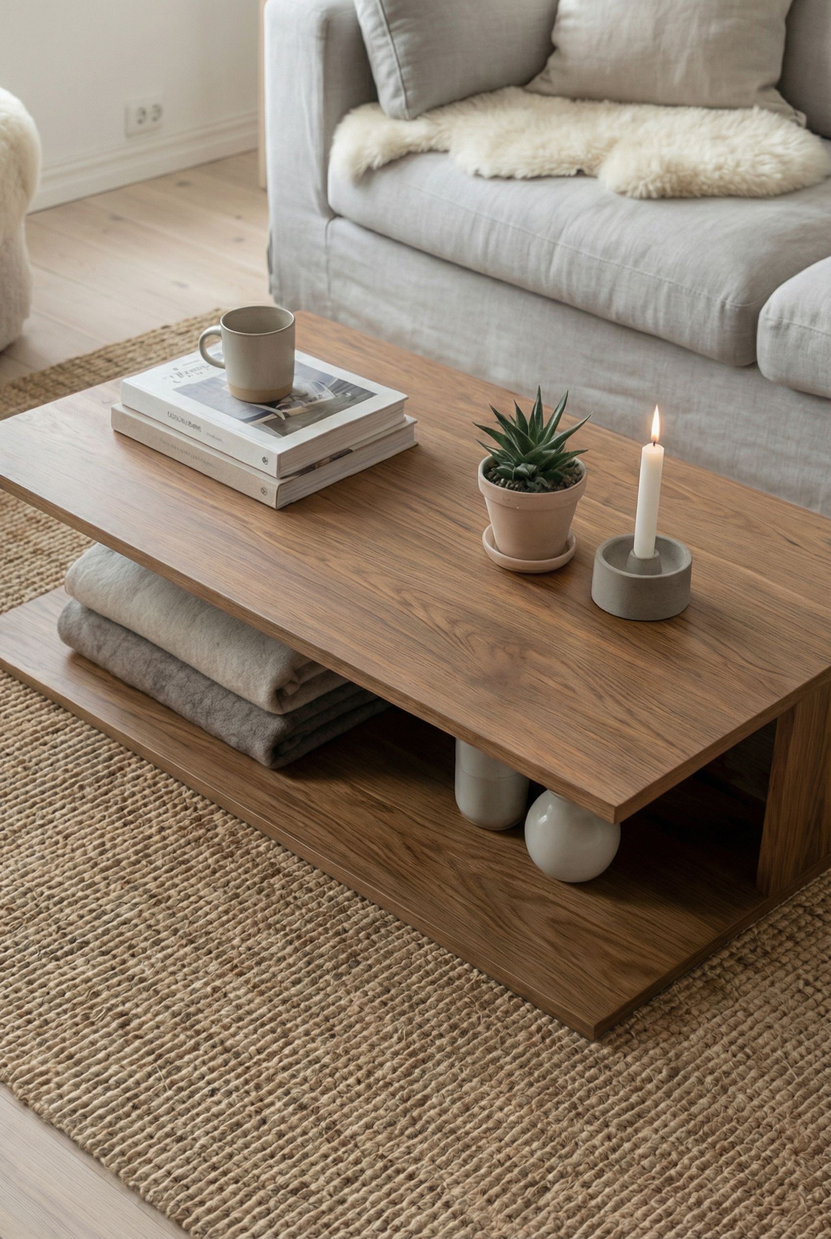 Brix Coffee Table CT4-B ترابيزه خشب مودرن