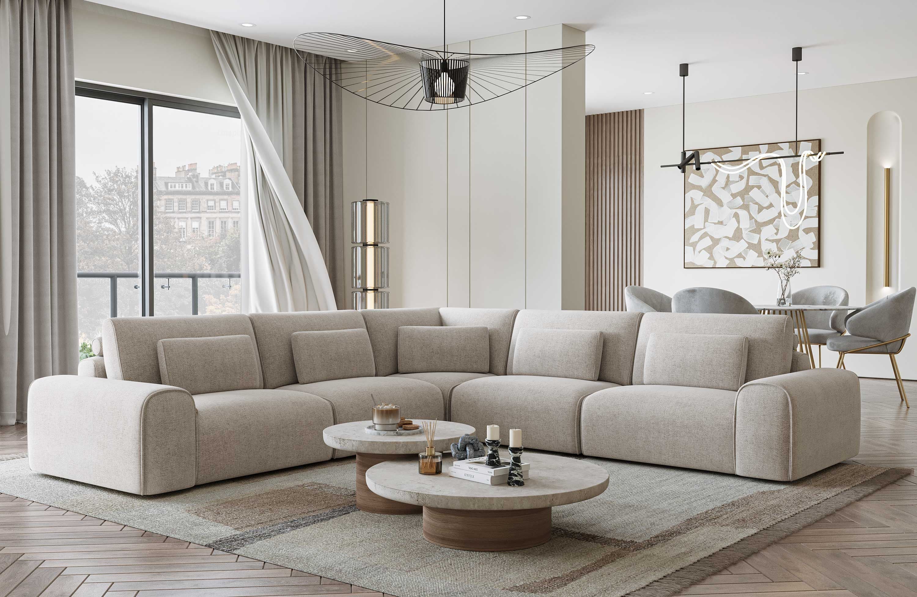 Drift Five Seater L Shape