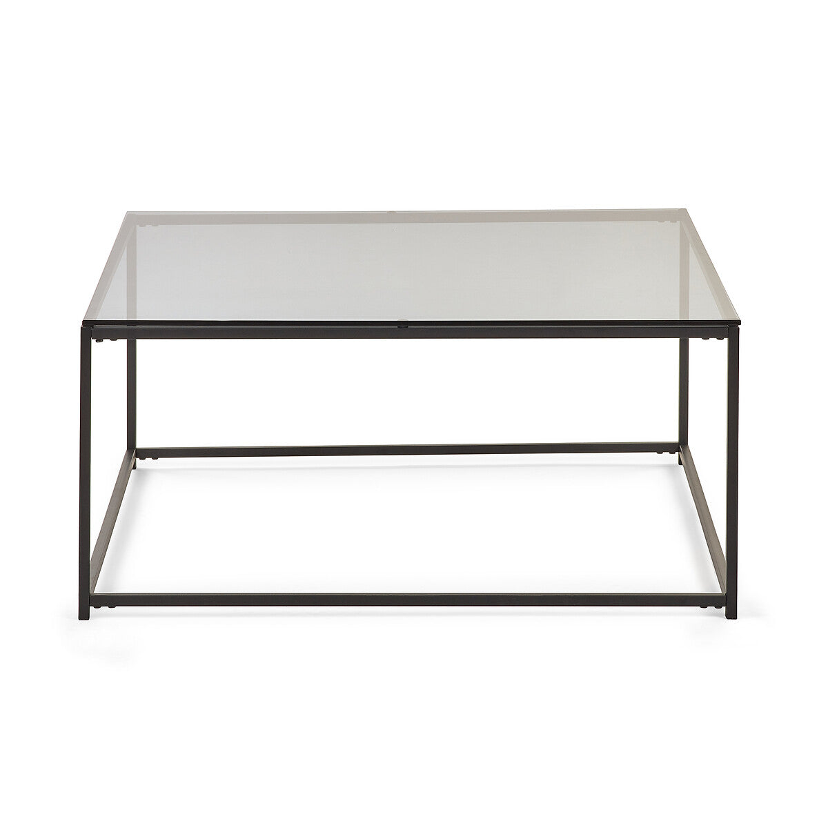 Drift Square Smoked Glass Coffee Table