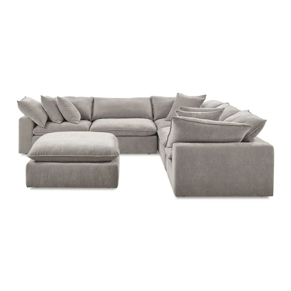 Fold Five Seater with Ottoman