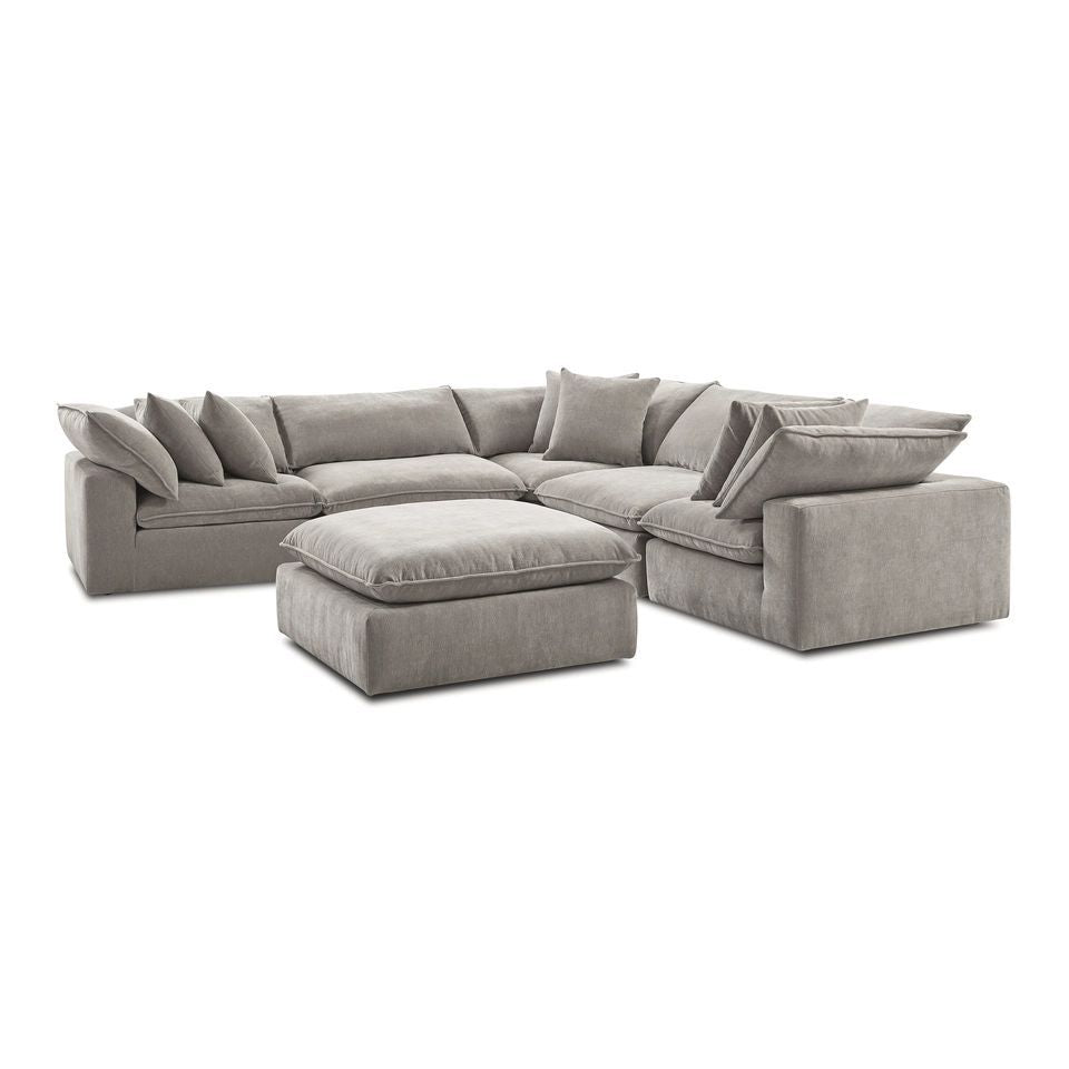 Fold Five Seater with Ottoman