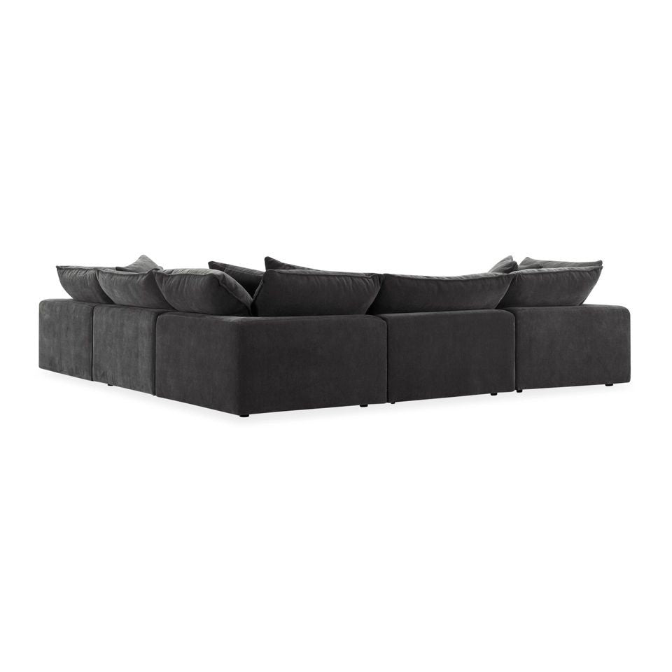 Fold Five Seater with Ottoman