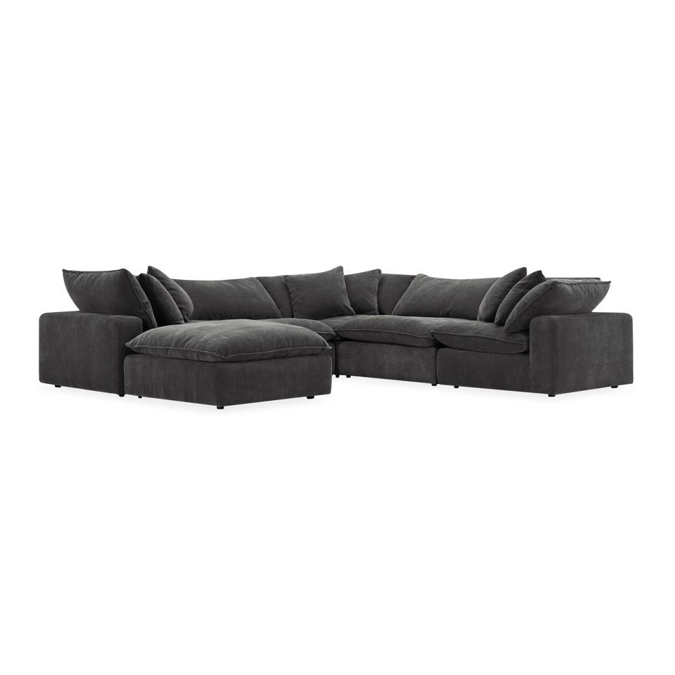 Fold Five Seater with Ottoman