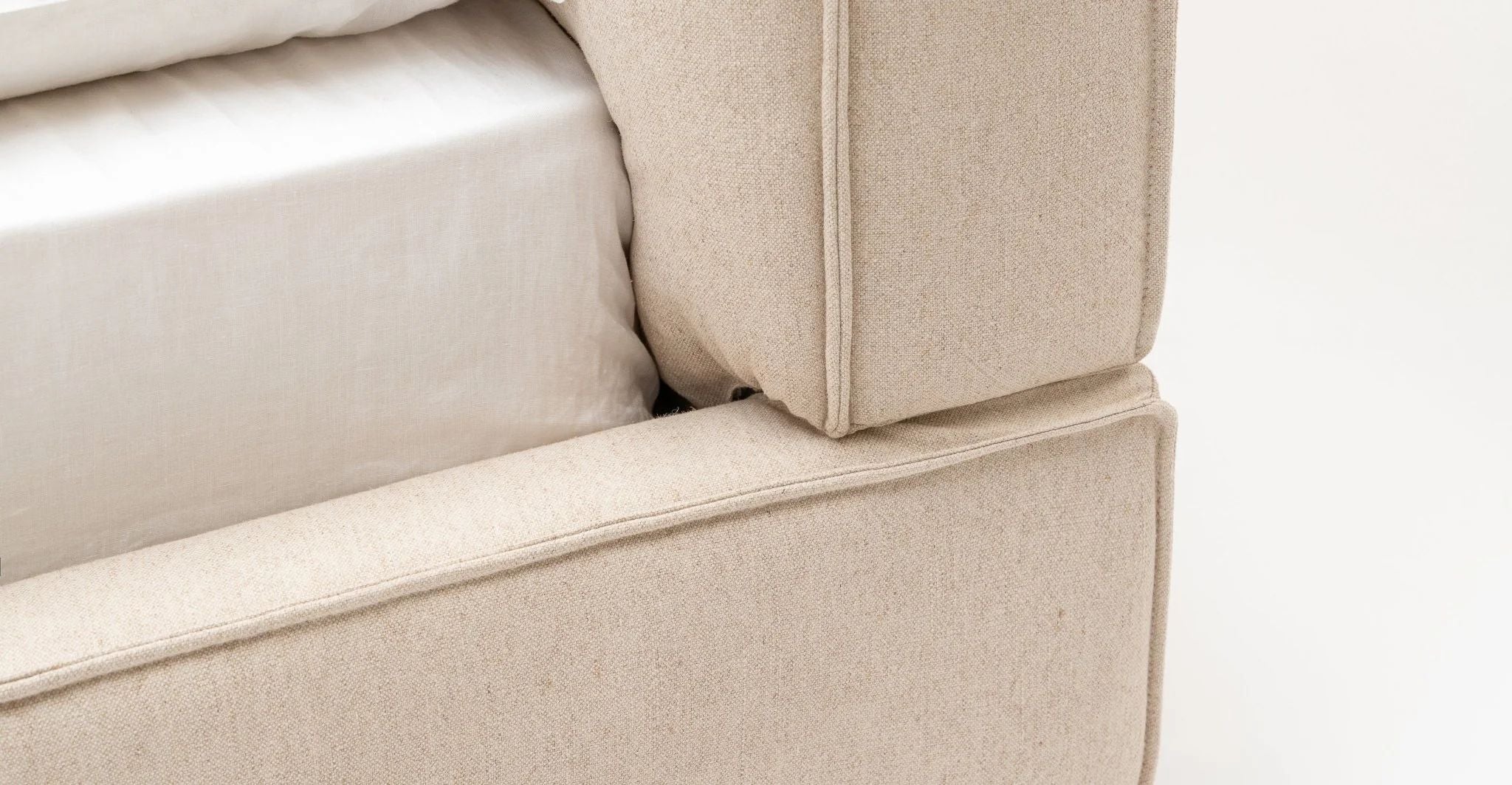 Fold Queen Bed (Beige)