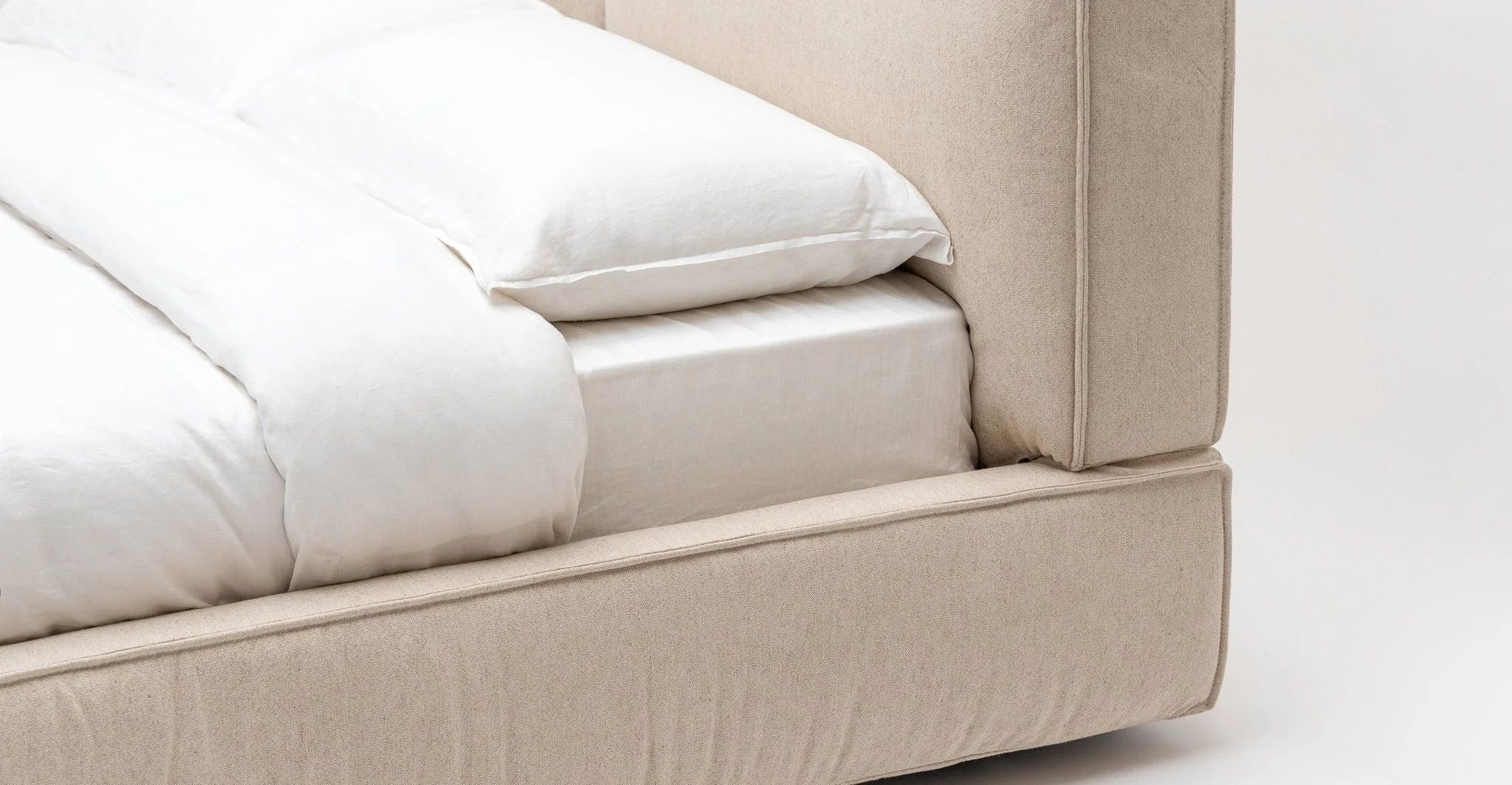 Fold Queen Bed (Beige)