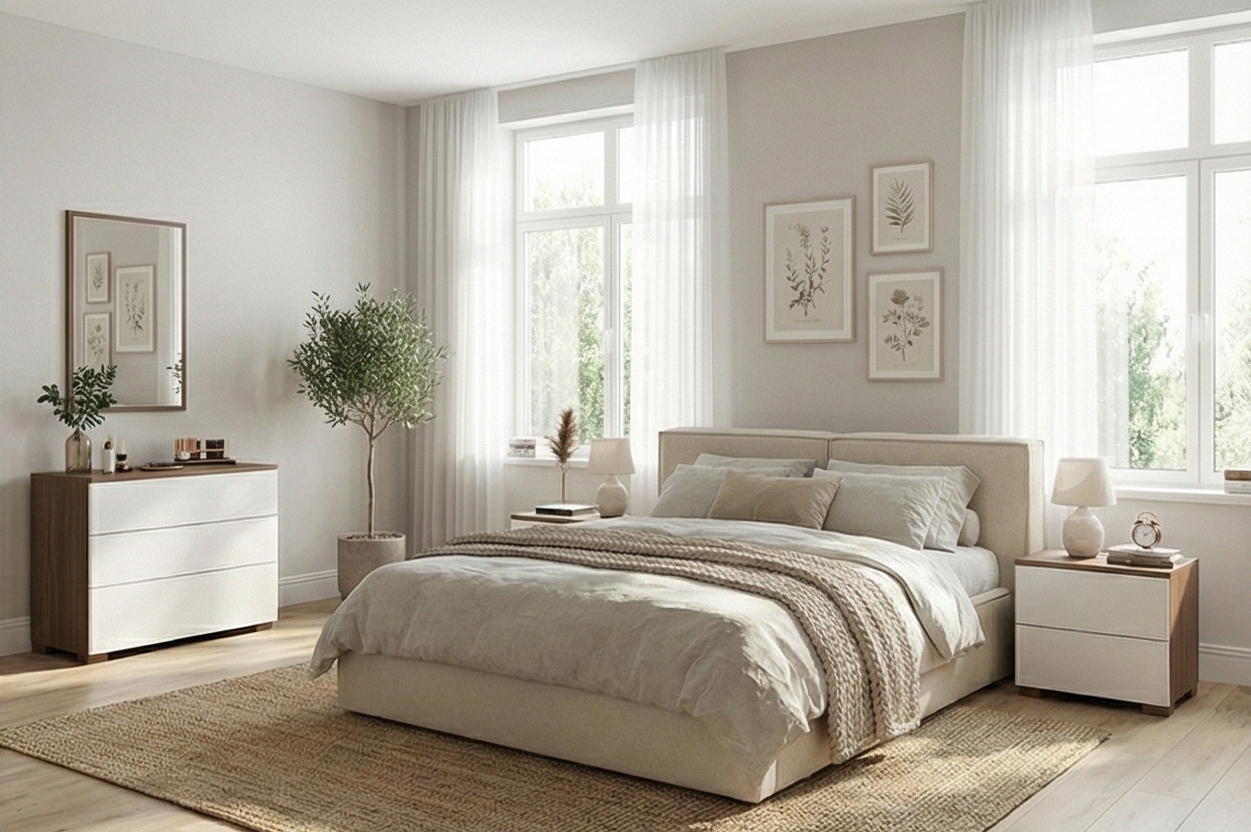 Fold Modern Bedroom Set Bundle Model A BD1-غرفة نوم مودرن