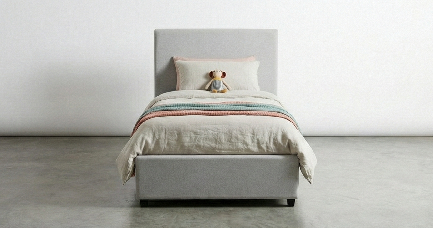 Fold Double Bed Kids Bedroom KRD3-S-W غرفه نوم اطفال مودرن