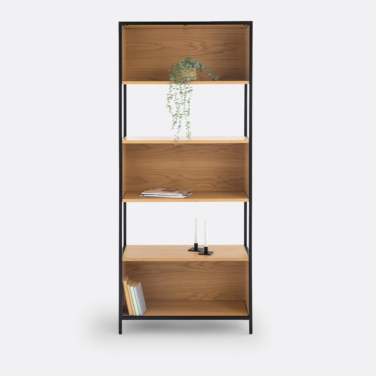 Fold Side Board 3 Open Cabinets Large
