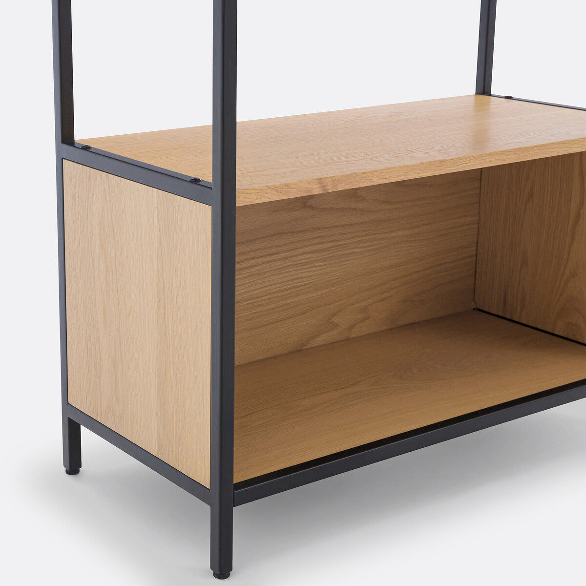 Fold Side Board 3 Open Cabinets Large