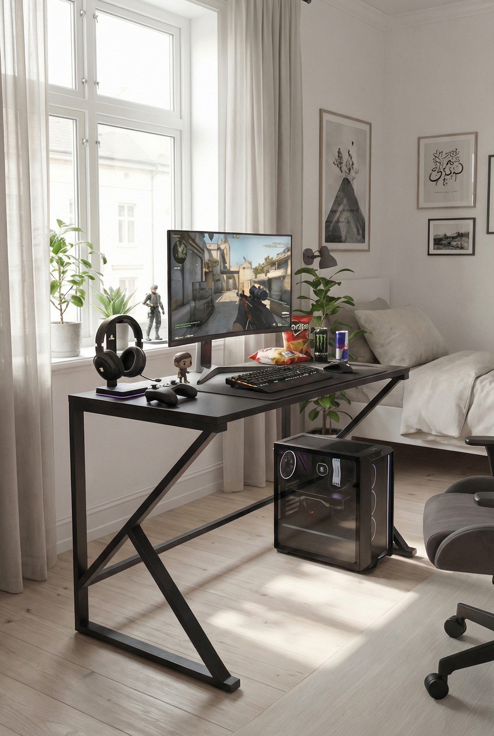 Gaming Desk K4-BL