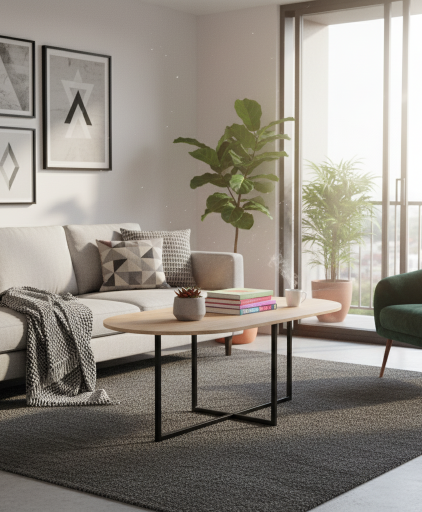 Vista Oval Slim VOS-BN