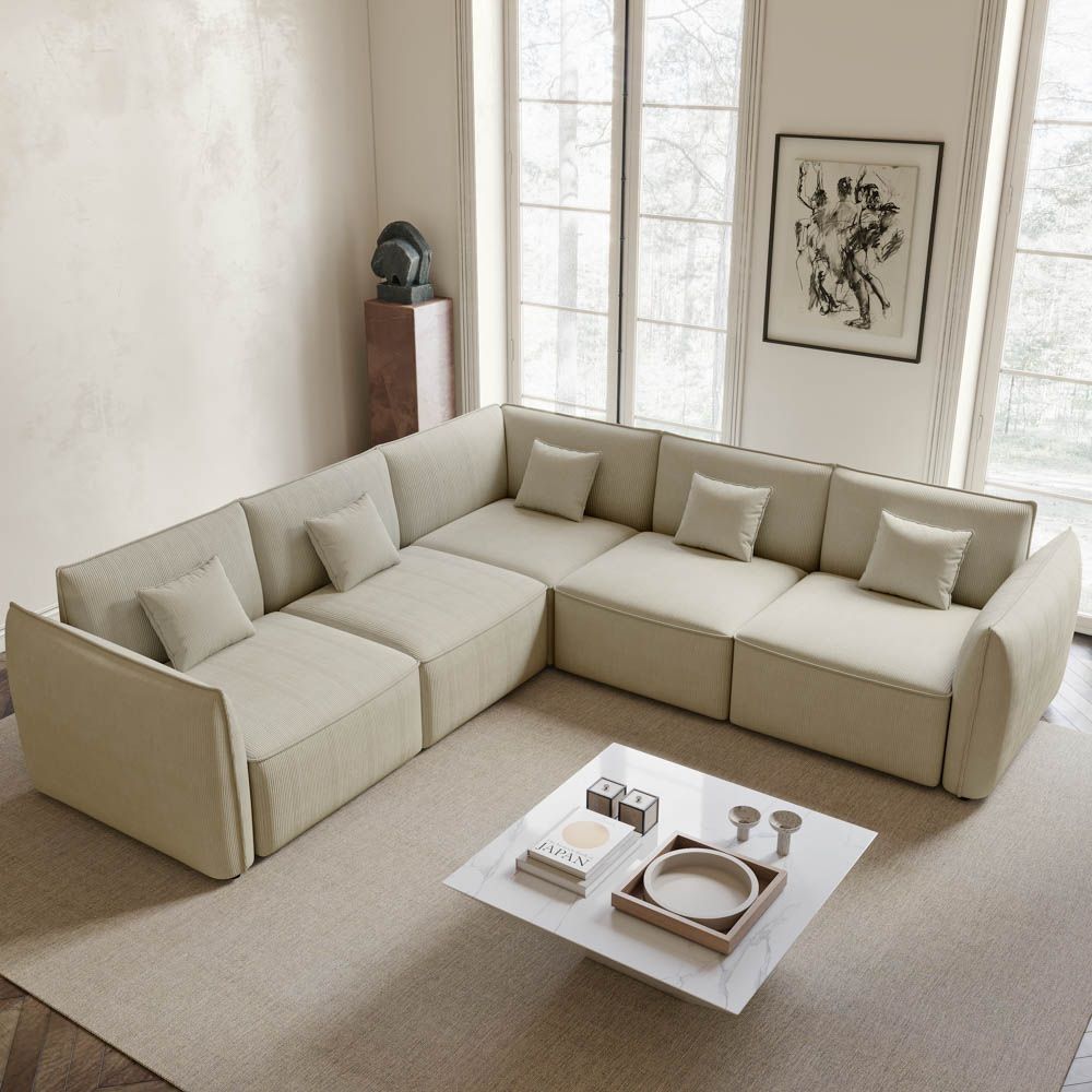 Kanso Five Seater L Shape