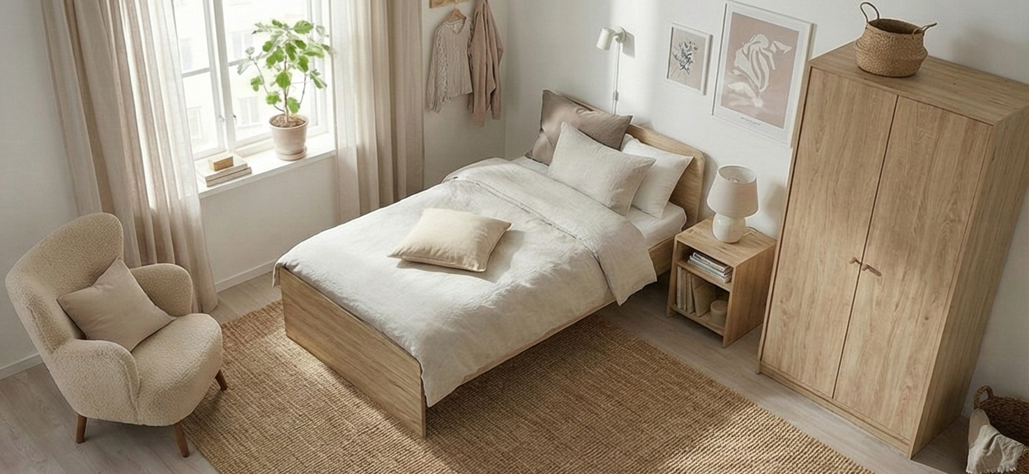 Brix Single Youth Bedroom KRS2-N غرفه نوم اطفال مودرن