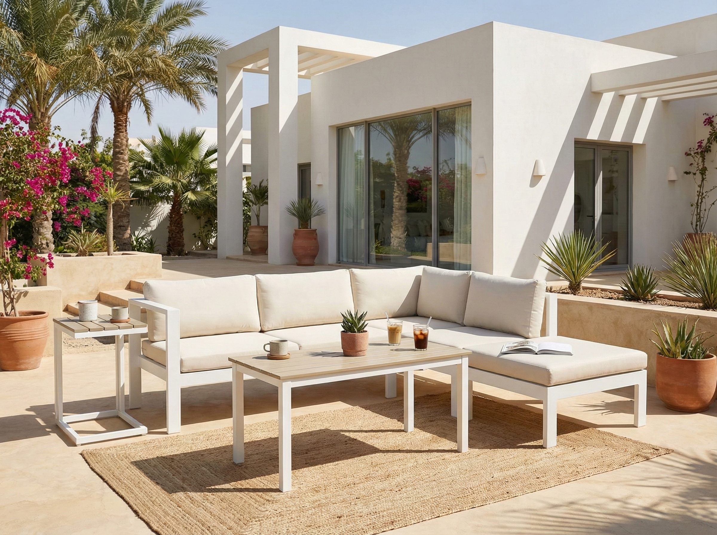 Kanso Outdoor - KOD4-White & Biege