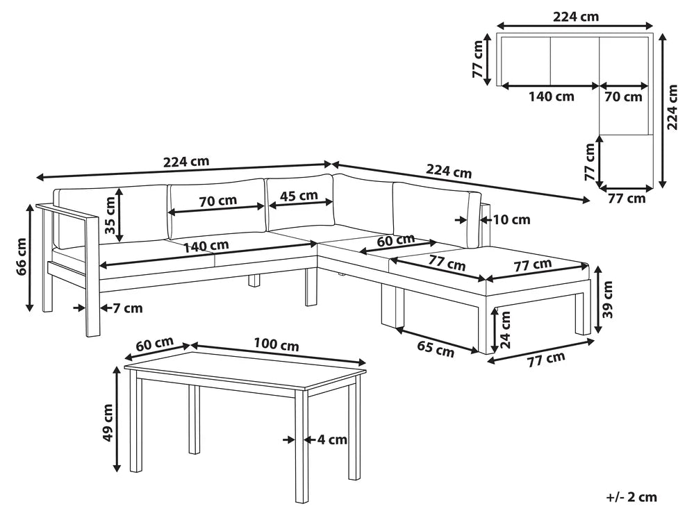 Kanso Outdoor - KOD5-Black & Brown