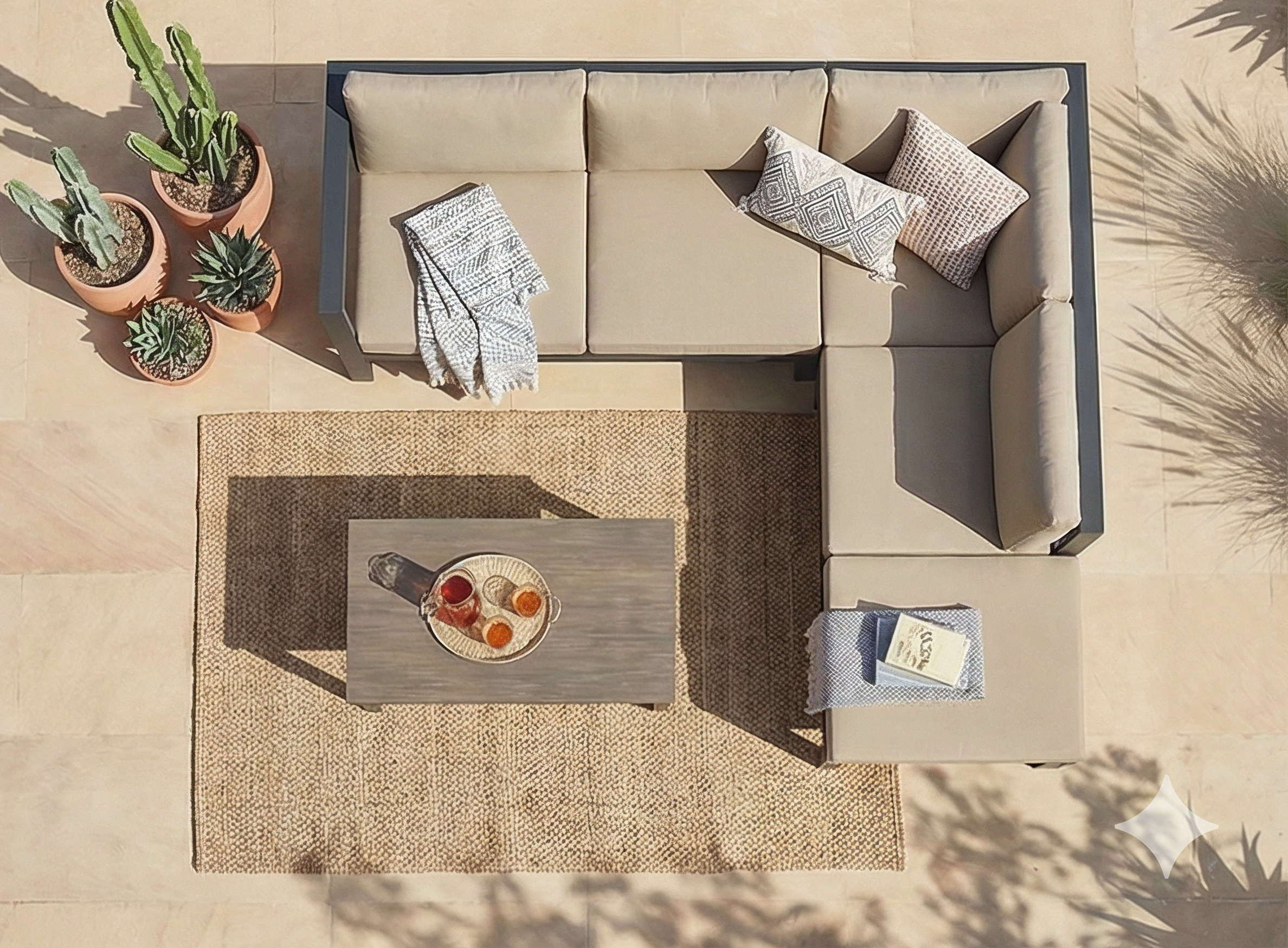 Kanso Outdoor - KOD5-Black & Brown