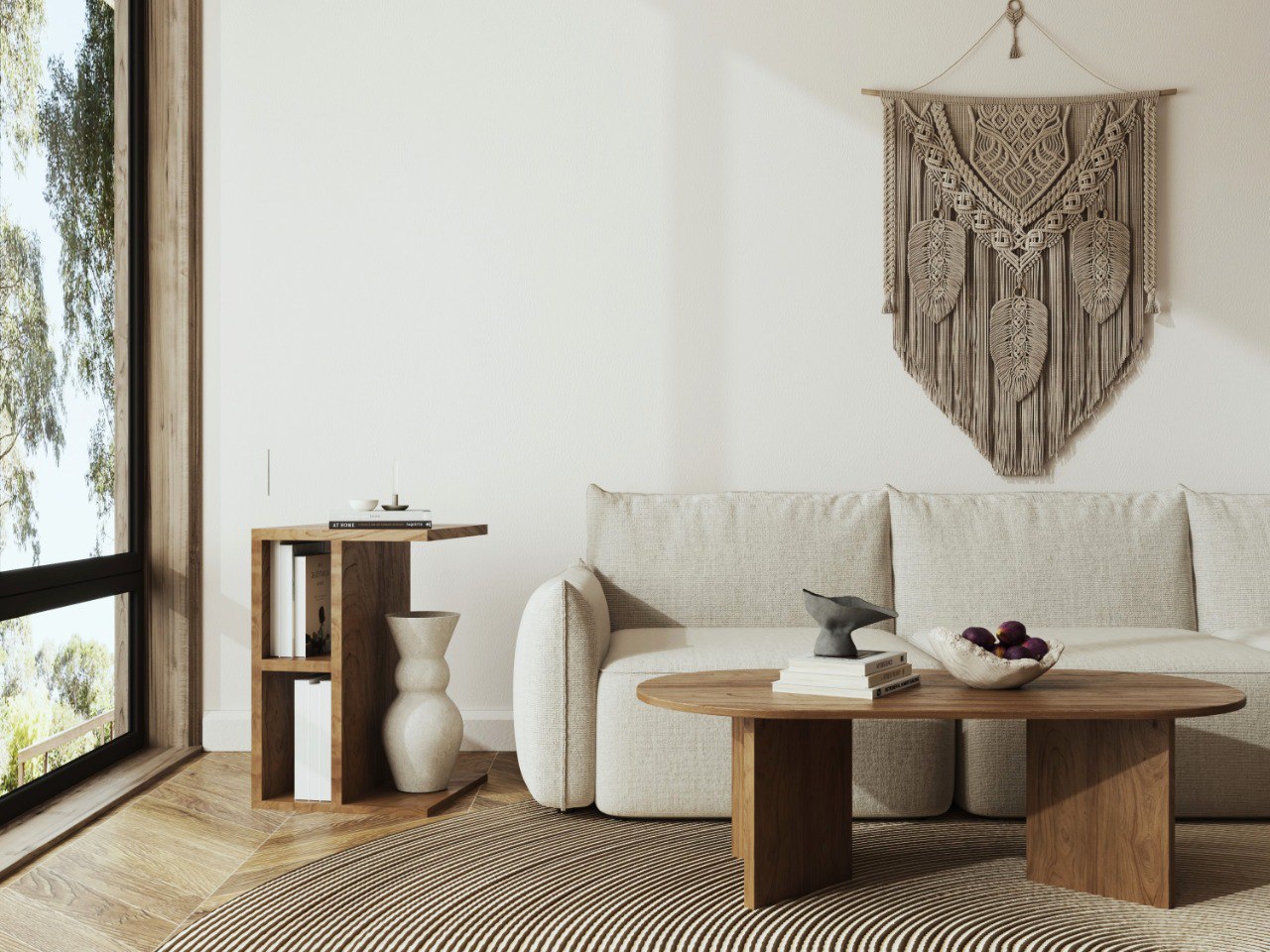 Kanso Oval Coffee Table-KCT1