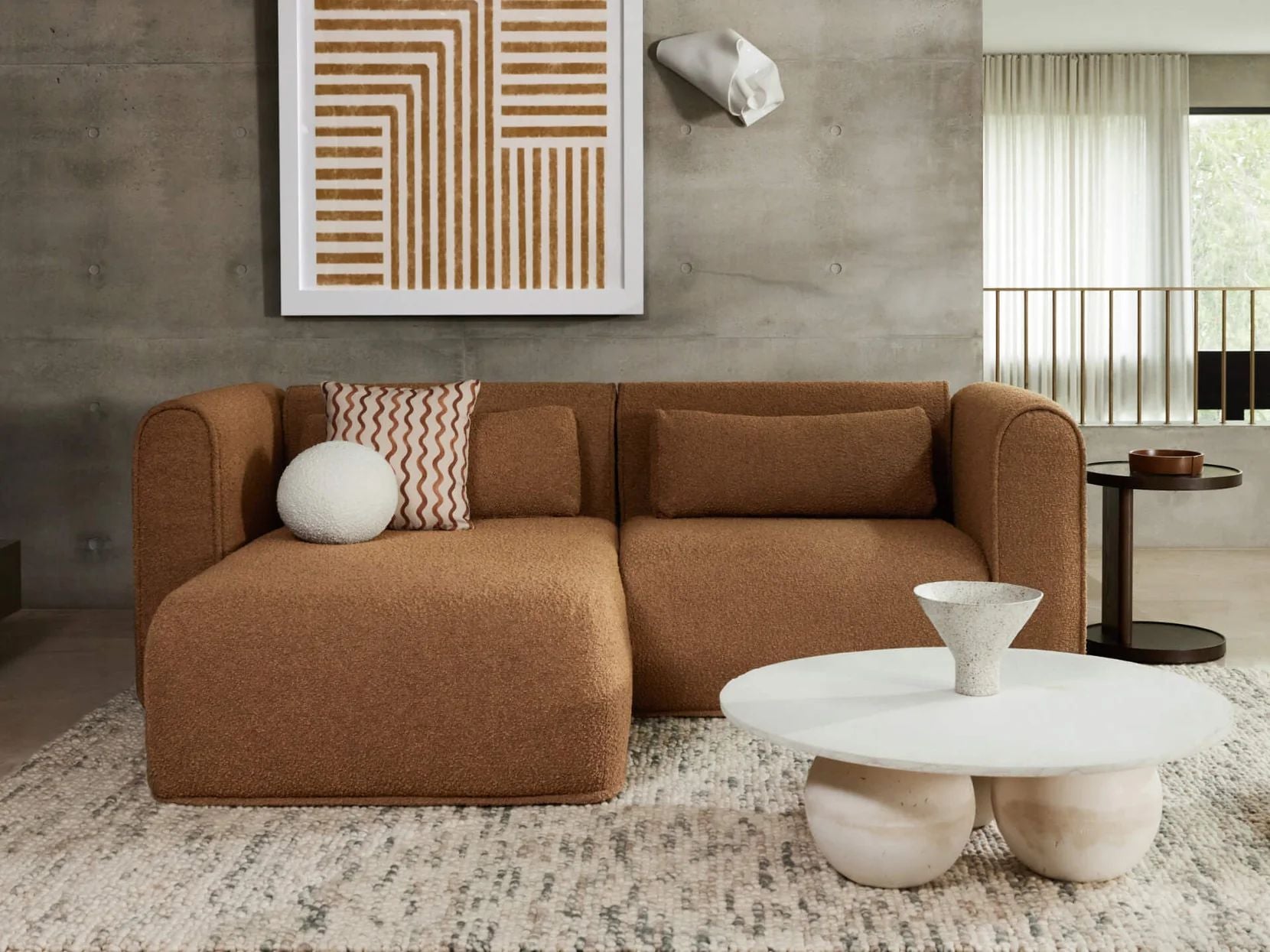 Loom Two Seater Chaise Lounge