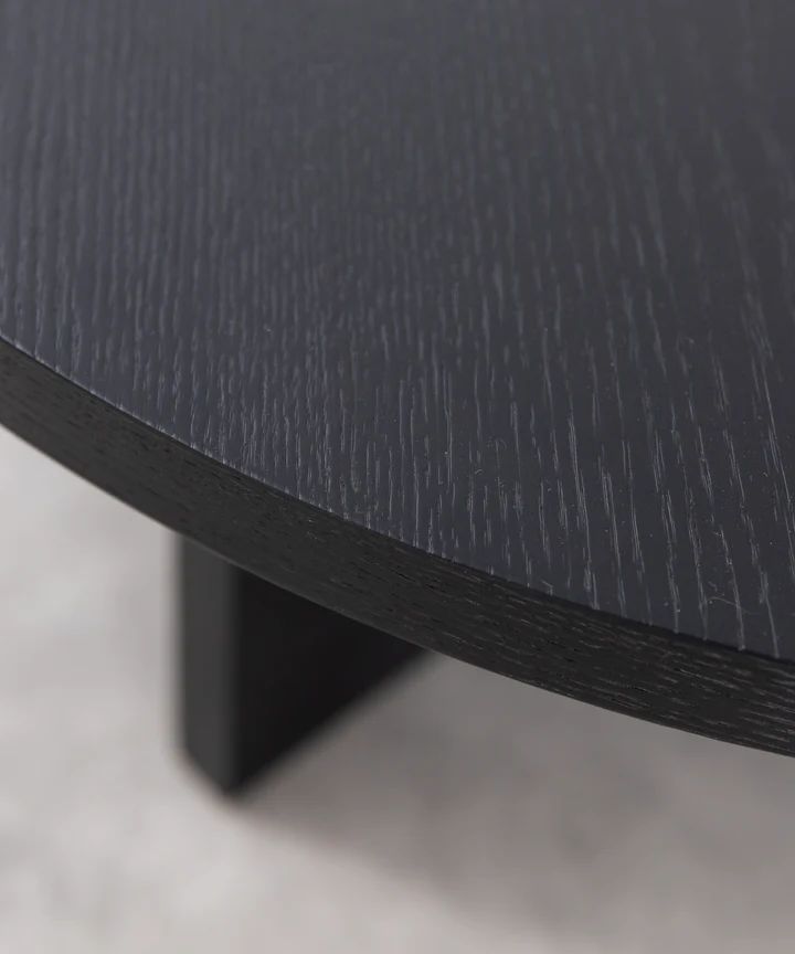 Loom Round Coffee Table (Black)