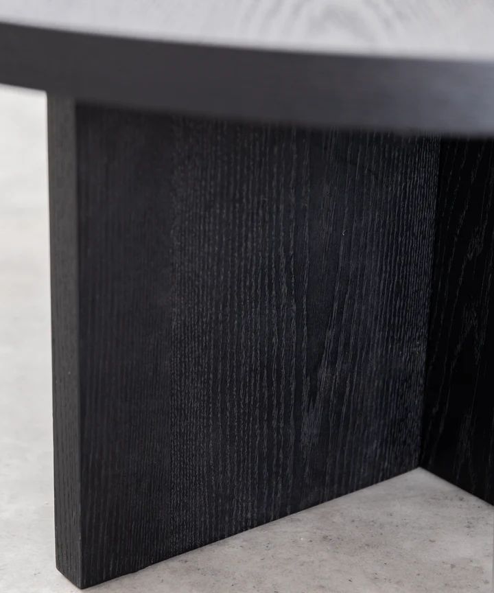 Loom Round Coffee Table (Black)