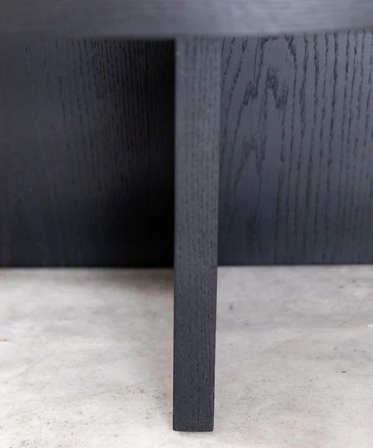 Loom Round Coffee Table (Black)