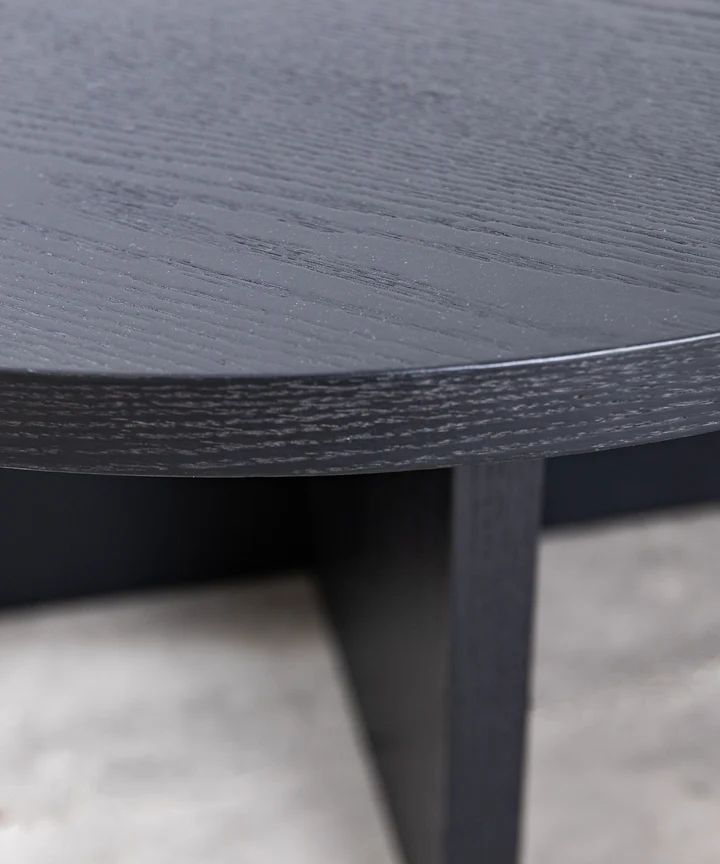 Loom Round Coffee Table (Black)