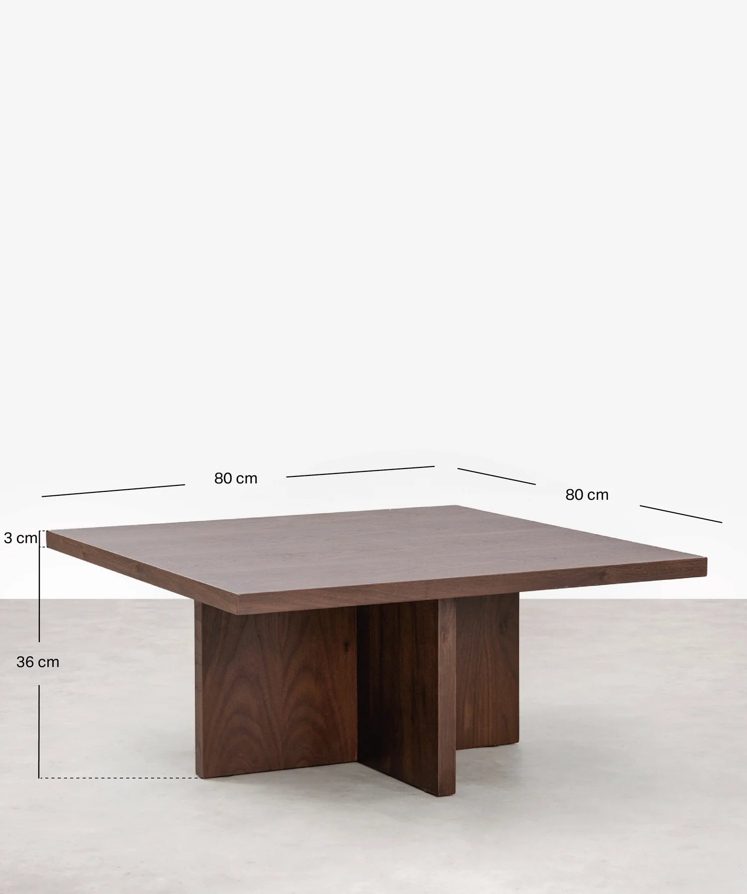 Loom Square Coffee Table (Brown)