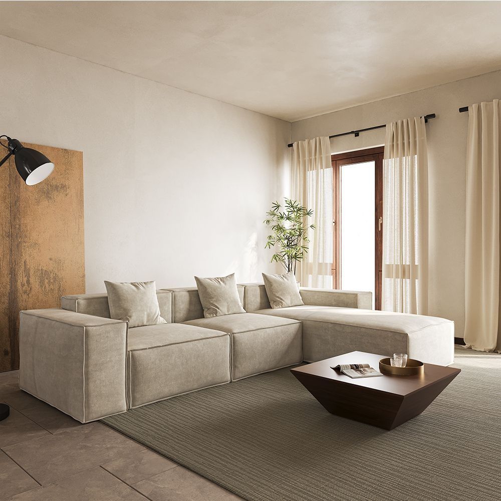 Metro Three Seater Chaise Lounge