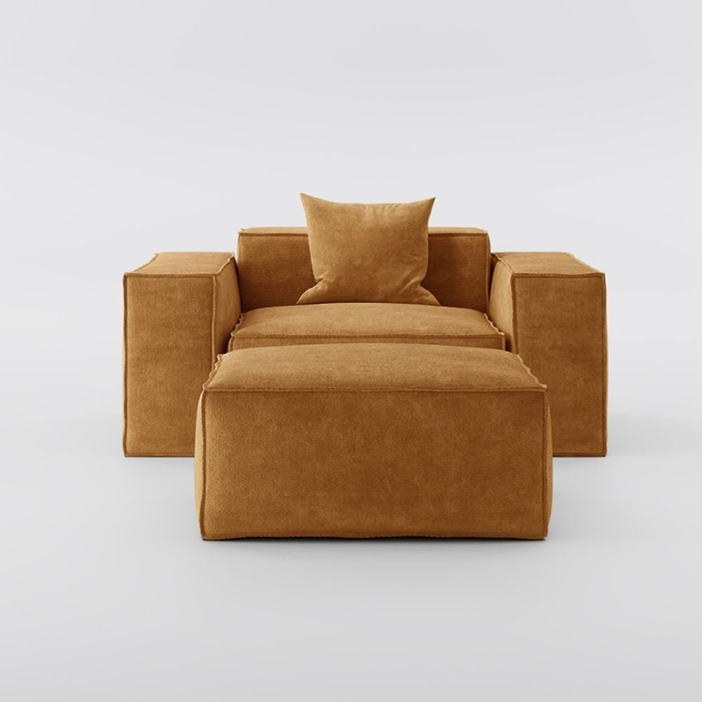 Metro Armchair with Ottoman