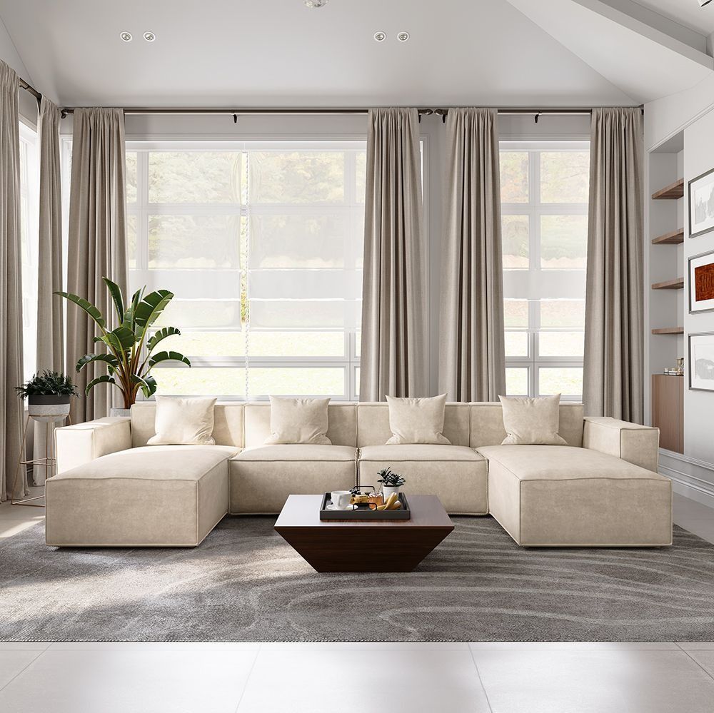 Metro Four Seater Chaise Lounge U Shape