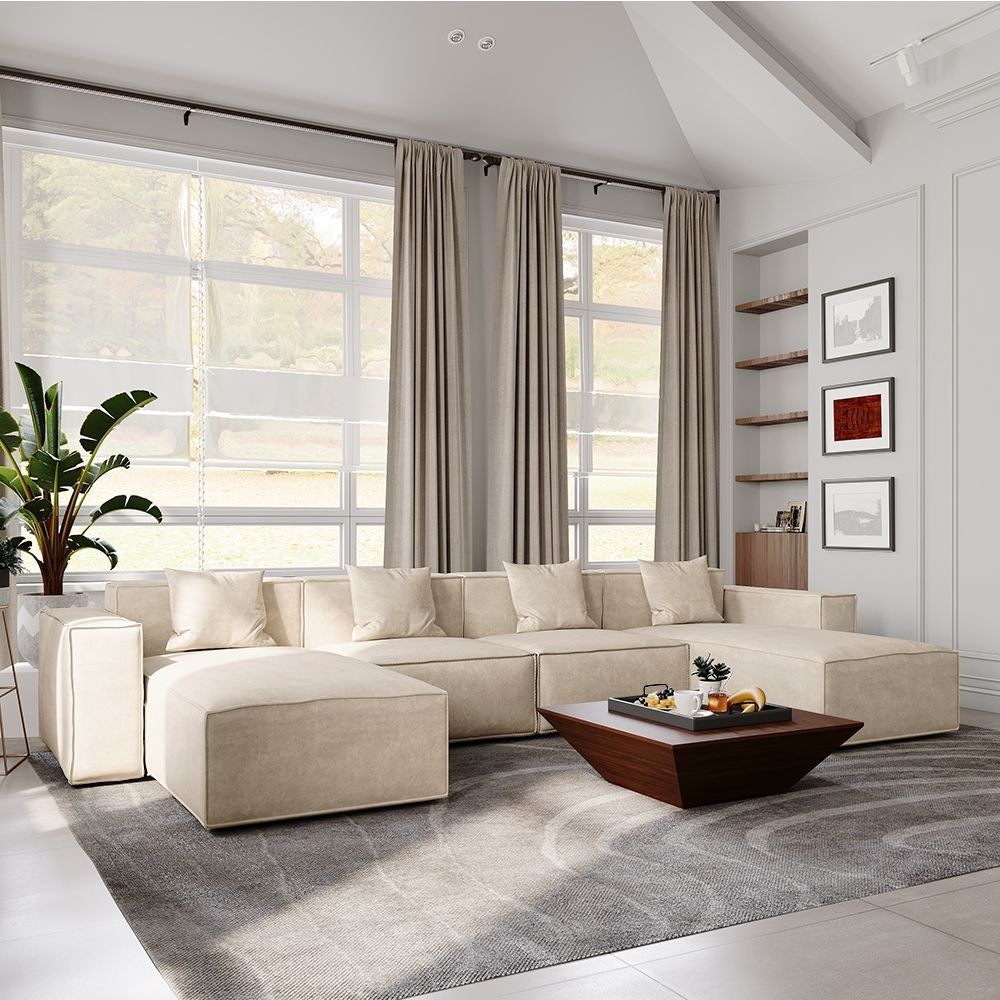 Metro Four Seater Chaise Lounge U Shape