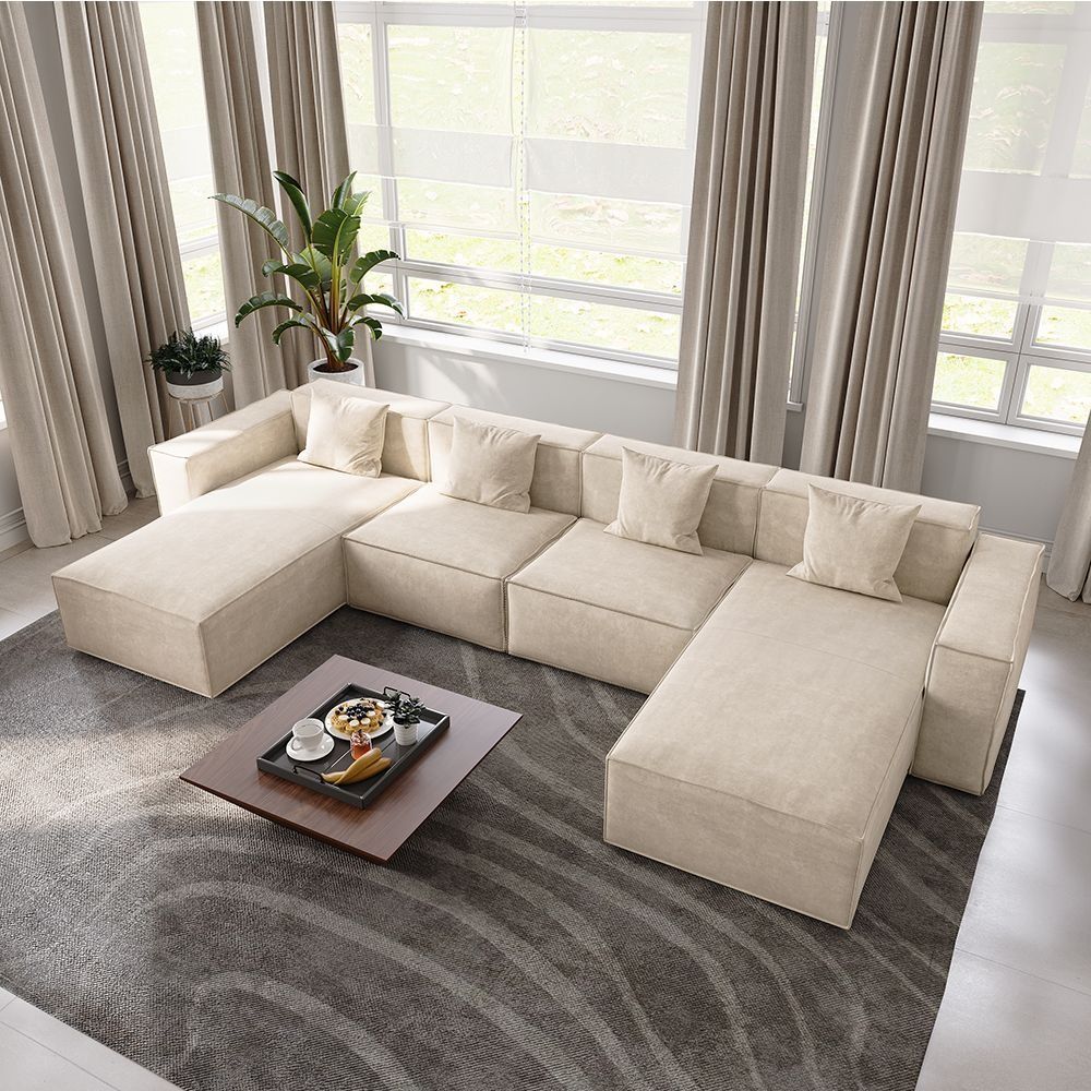 Metro Four Seater Chaise Lounge U Shape