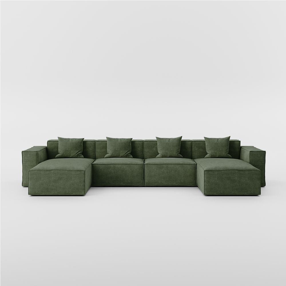 Metro Four Seater Chaise Lounge U Shape